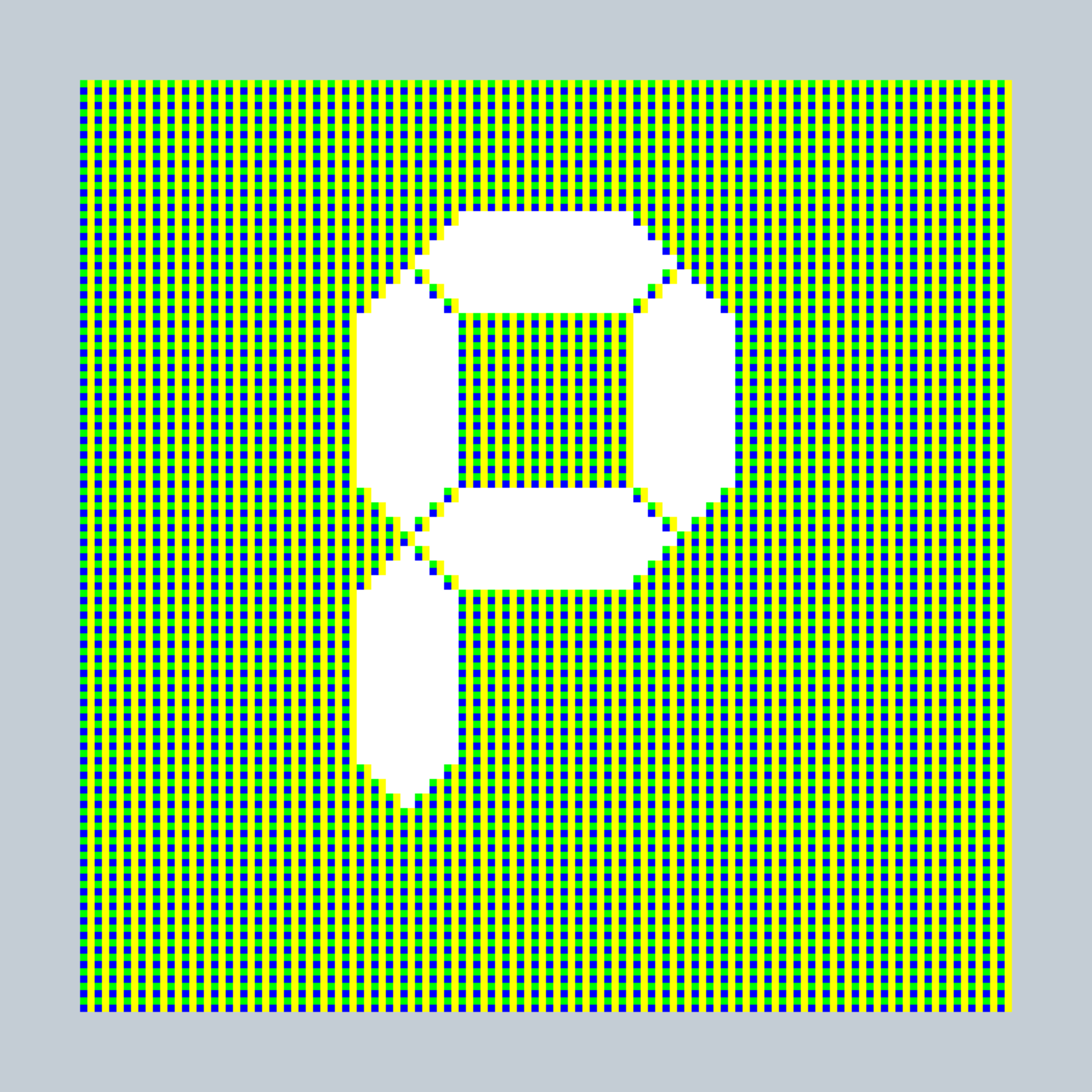 Art Blocks - Art Blocks v2 - 27-Bit Digital #586 - NFT # 21000586