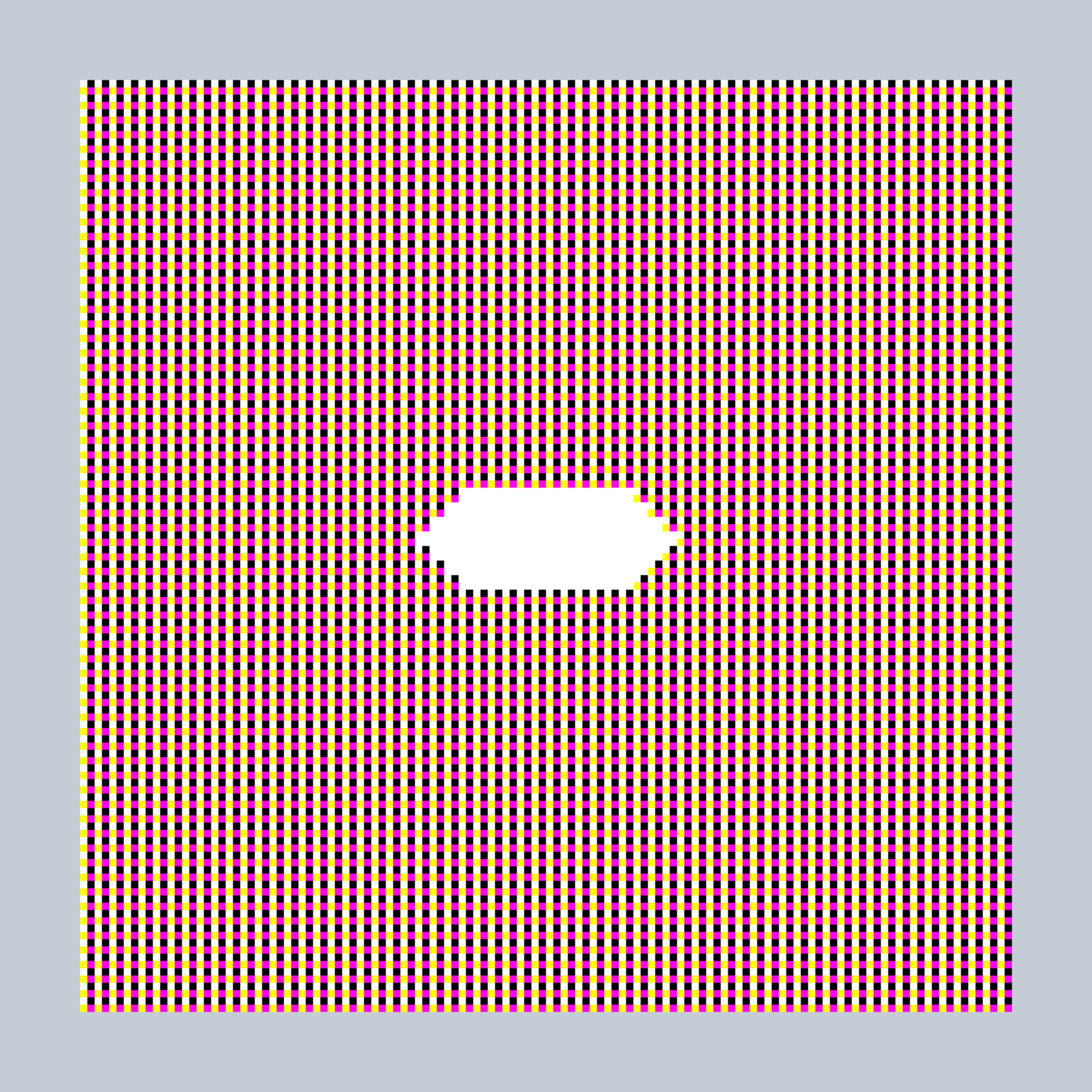 Art Blocks - Art Blocks v2 - 27-Bit Digital #592 - NFT # 21000592