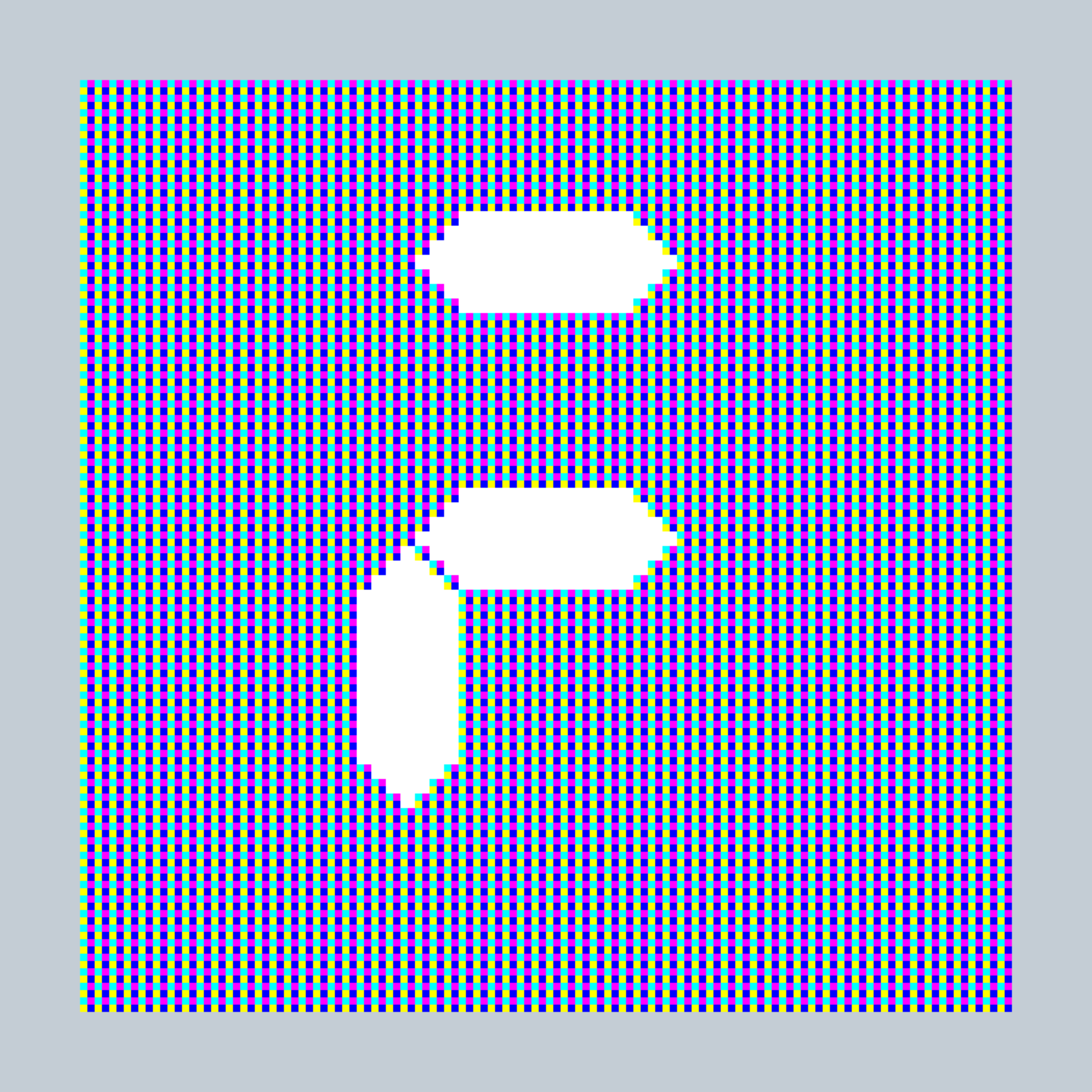 Art Blocks - Art Blocks v2 - 27-Bit Digital #594 - NFT # 21000594