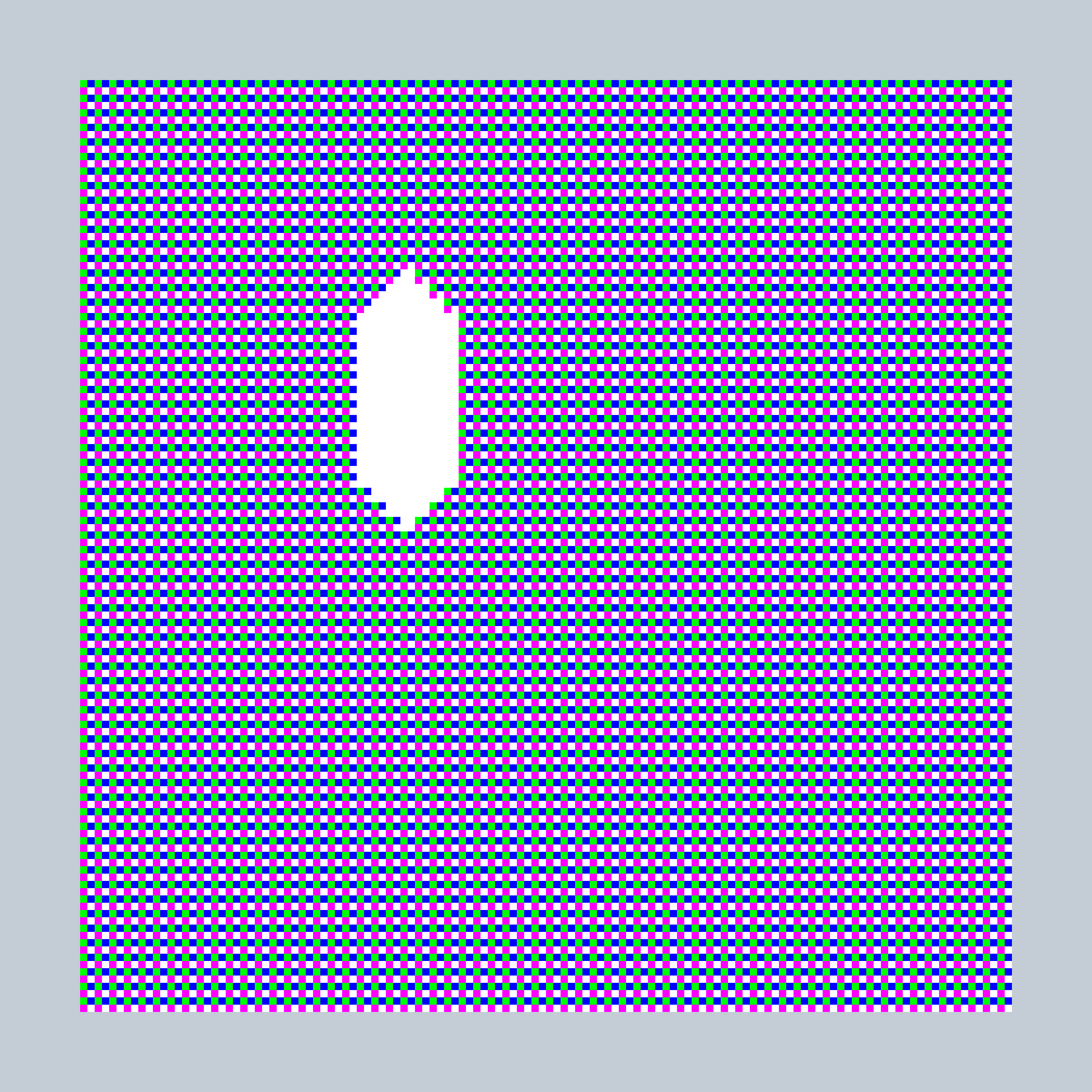 Art Blocks - Art Blocks v2 - 27-Bit Digital #596 - NFT # 21000596