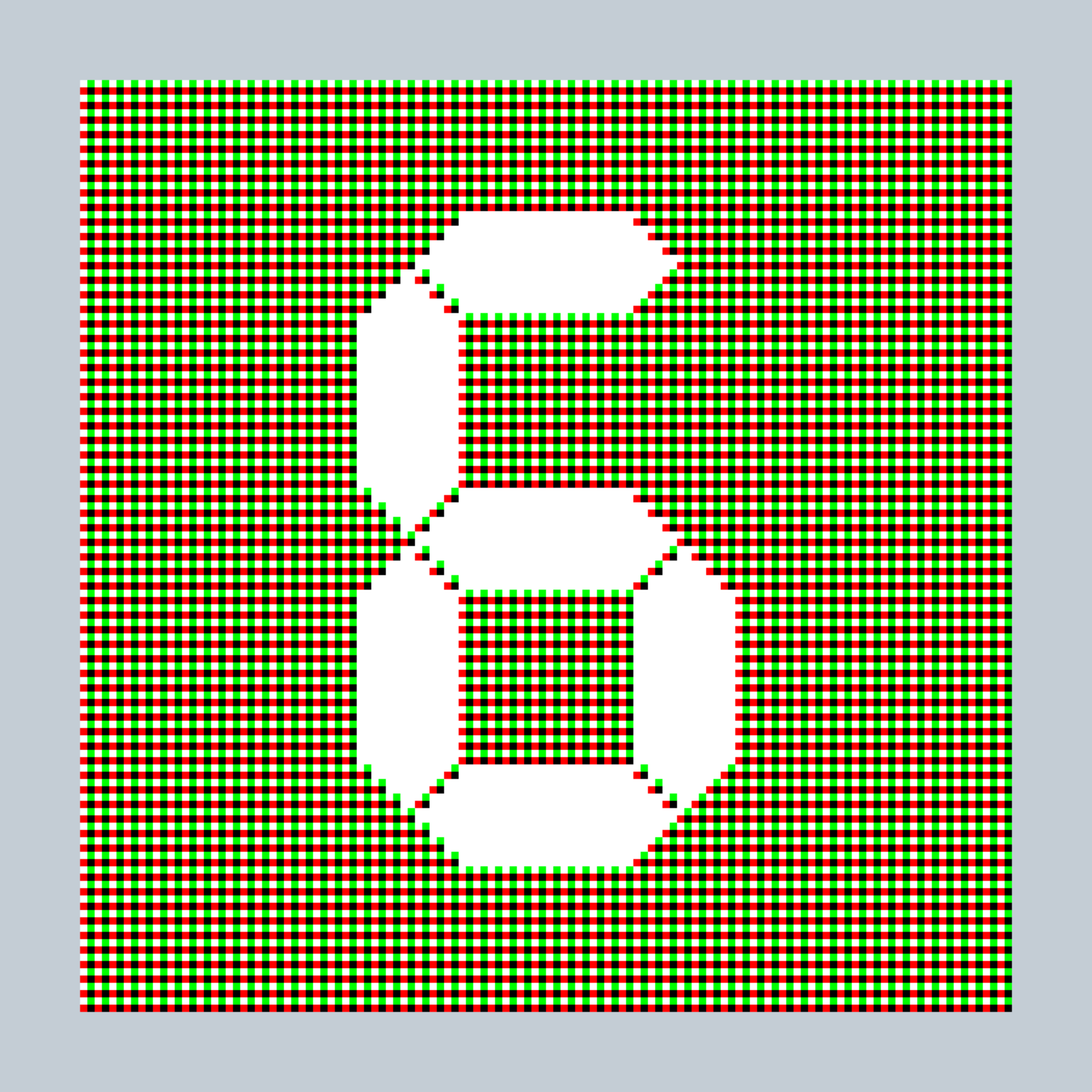 Art Blocks - Art Blocks v2 - 27-Bit Digital #600 - NFT # 21000600