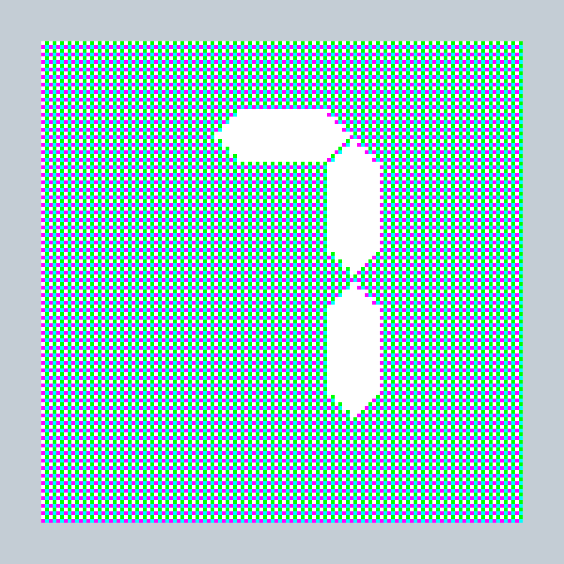 Art Blocks - Art Blocks v2 - 27-Bit Digital #603 - NFT # 21000603