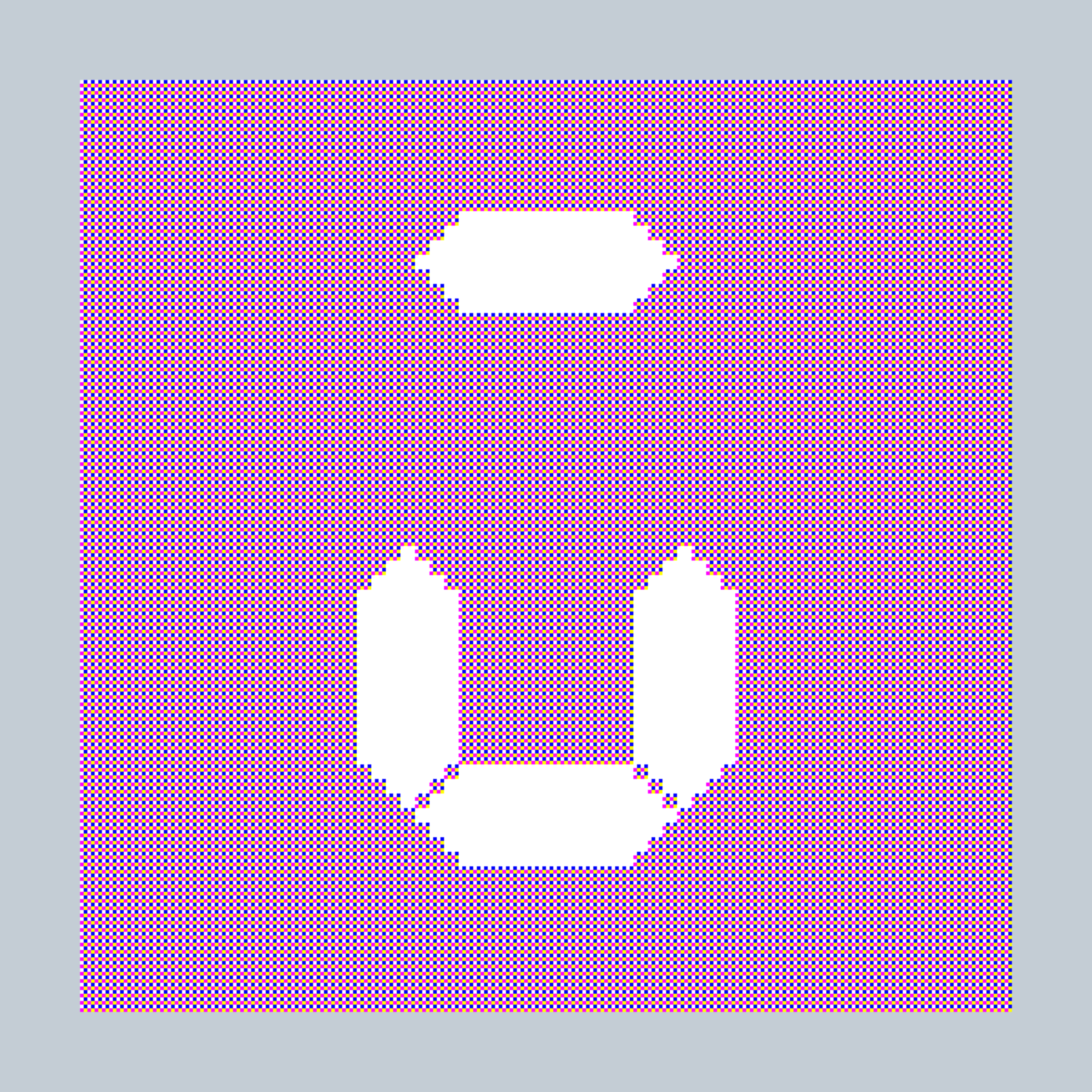 Art Blocks - Art Blocks v2 - 27-Bit Digital #607 - NFT # 21000607