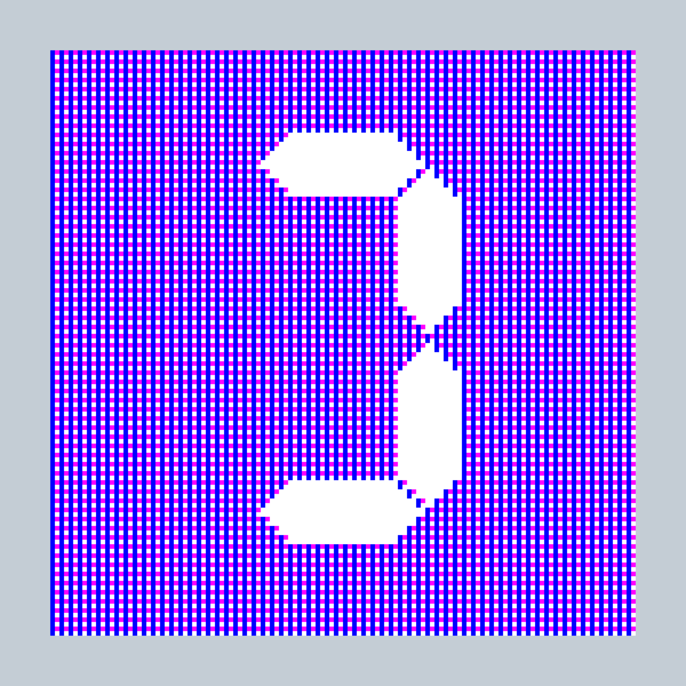 Art Blocks - Art Blocks v2 - 27-Bit Digital #617 - NFT # 21000617