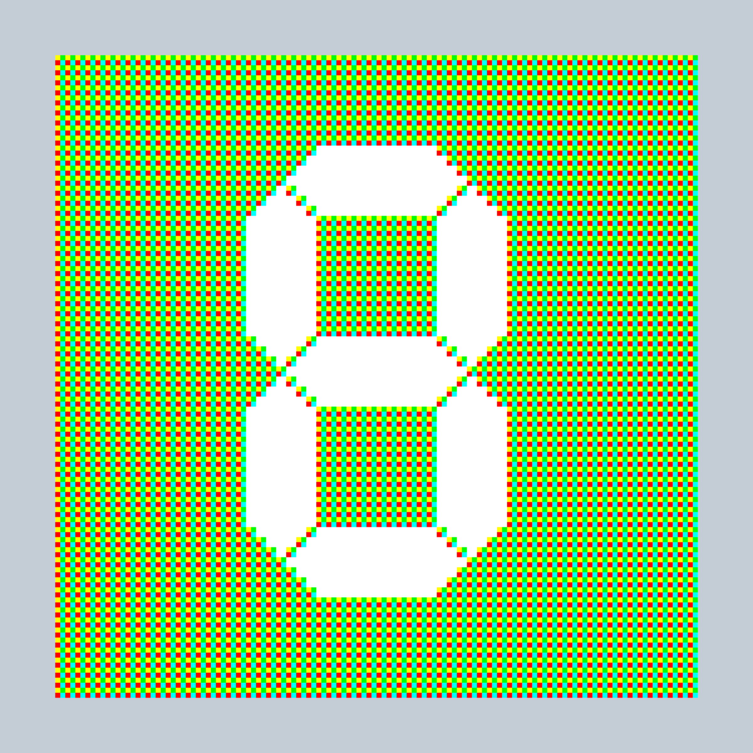 Art Blocks - Art Blocks v2 - 27-Bit Digital #621 - NFT # 21000621