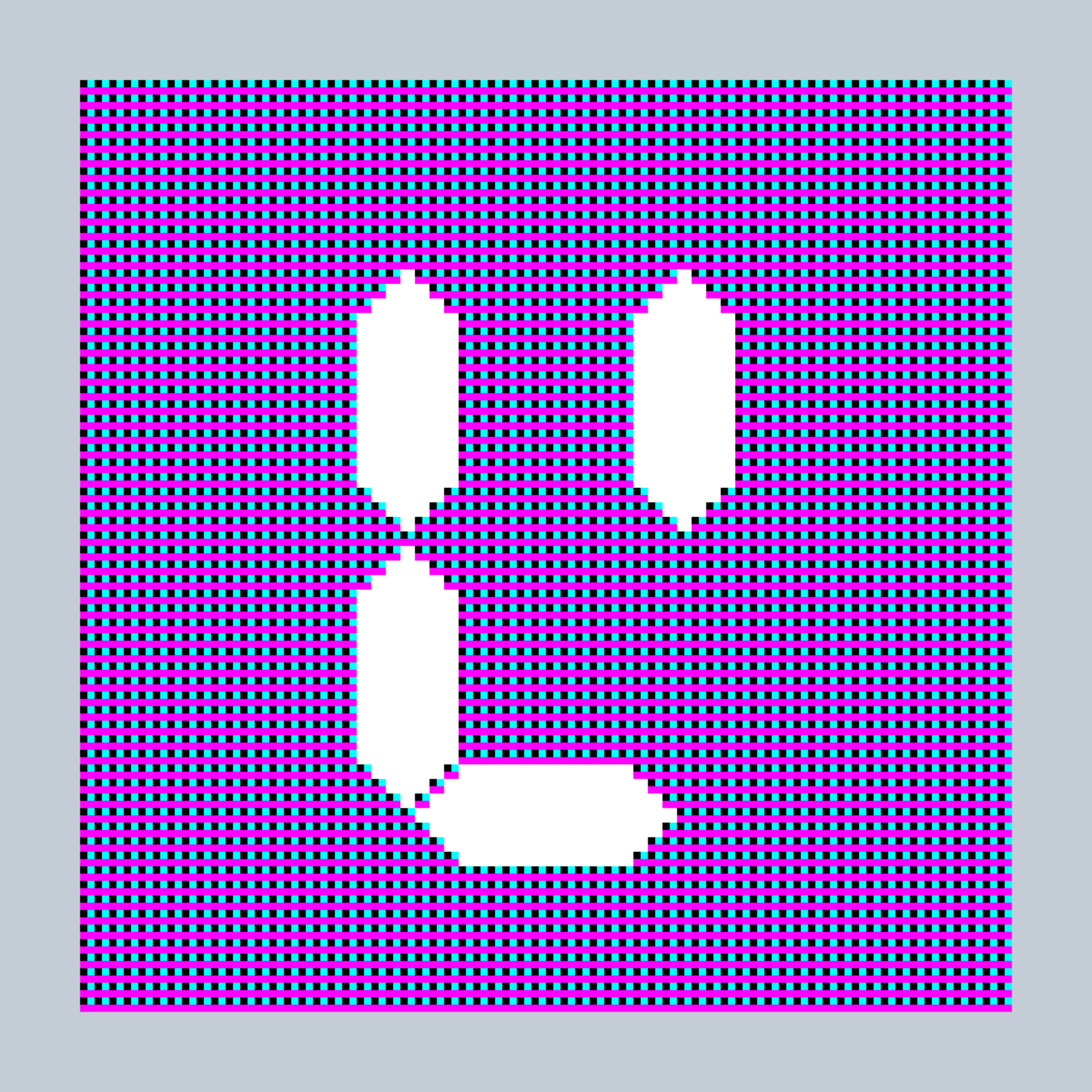 Art Blocks - Art Blocks v2 - 27-Bit Digital #629 - NFT # 21000629