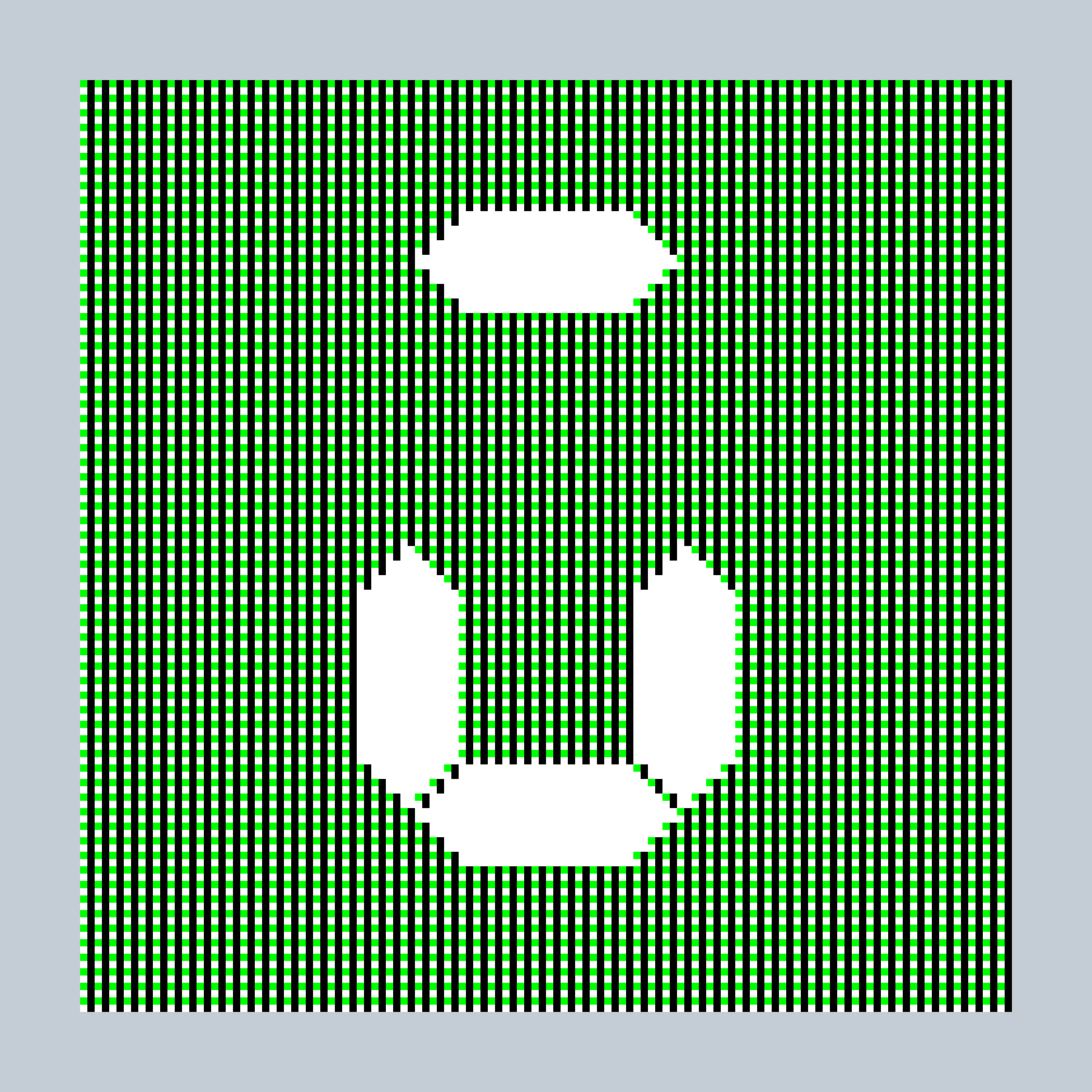 Art Blocks - Art Blocks v2 - 27-Bit Digital #630 - NFT # 21000630