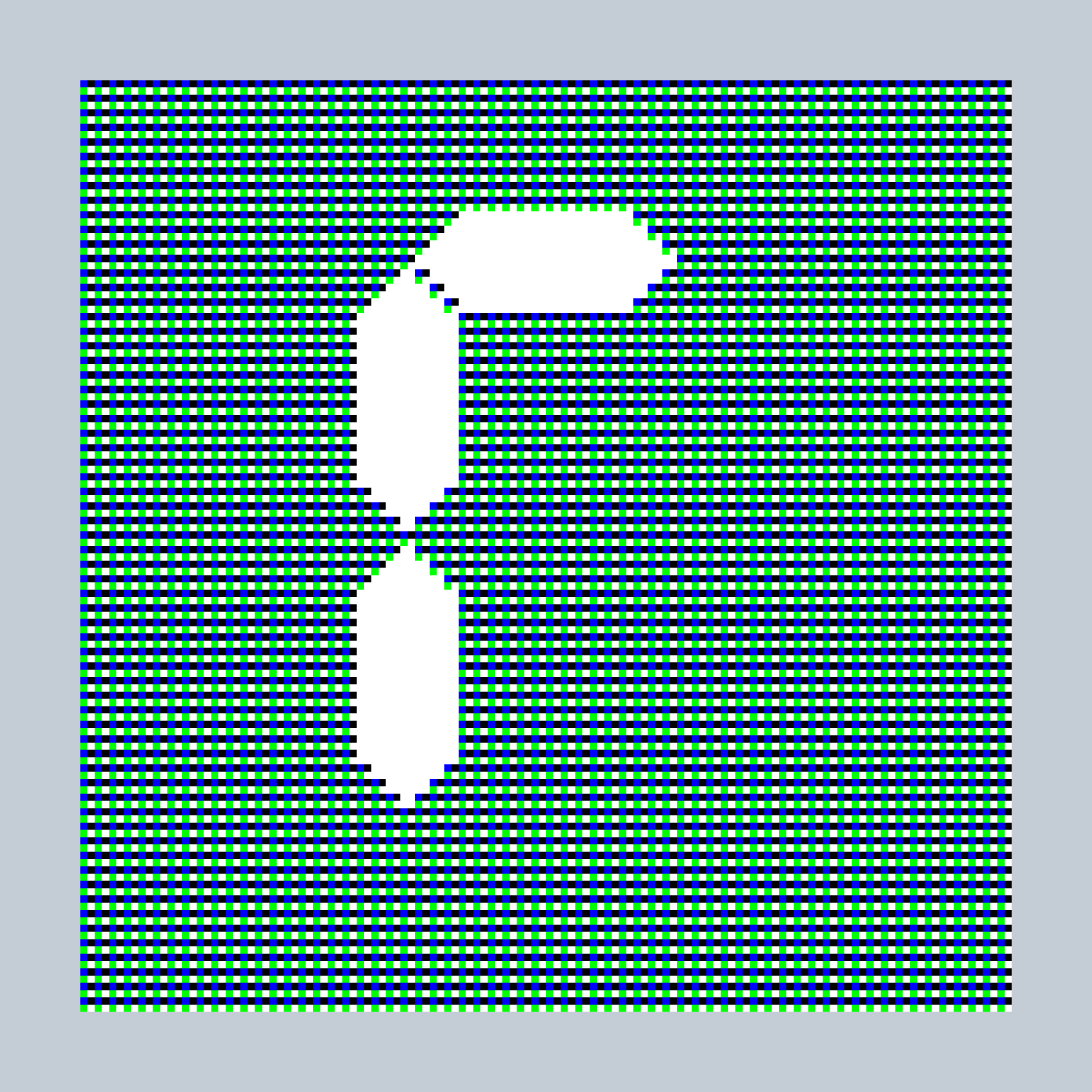 Art Blocks - Art Blocks v2 - 27-Bit Digital #634 - NFT # 21000634