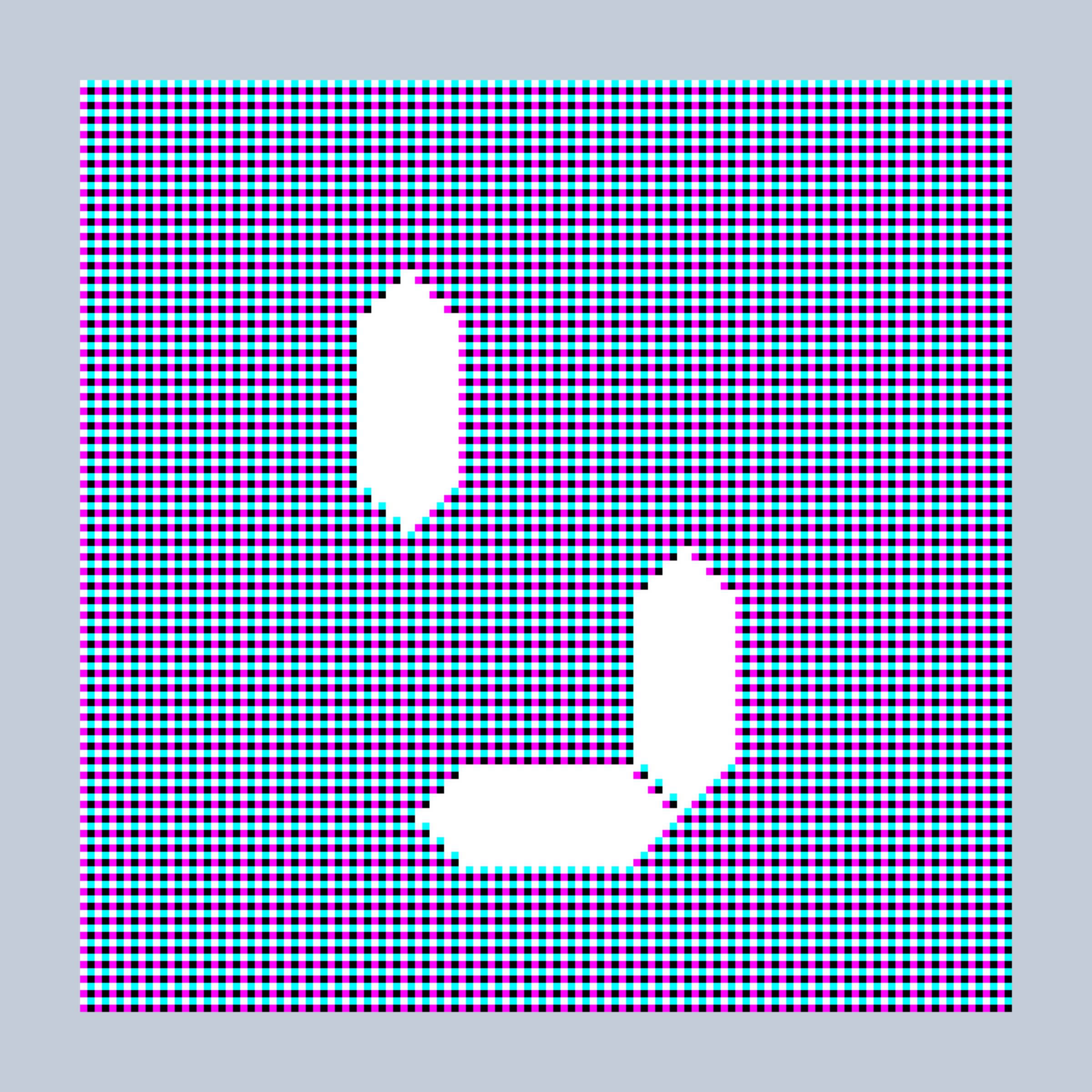 Art Blocks - Art Blocks v2 - 27-Bit Digital #643 - NFT # 21000643