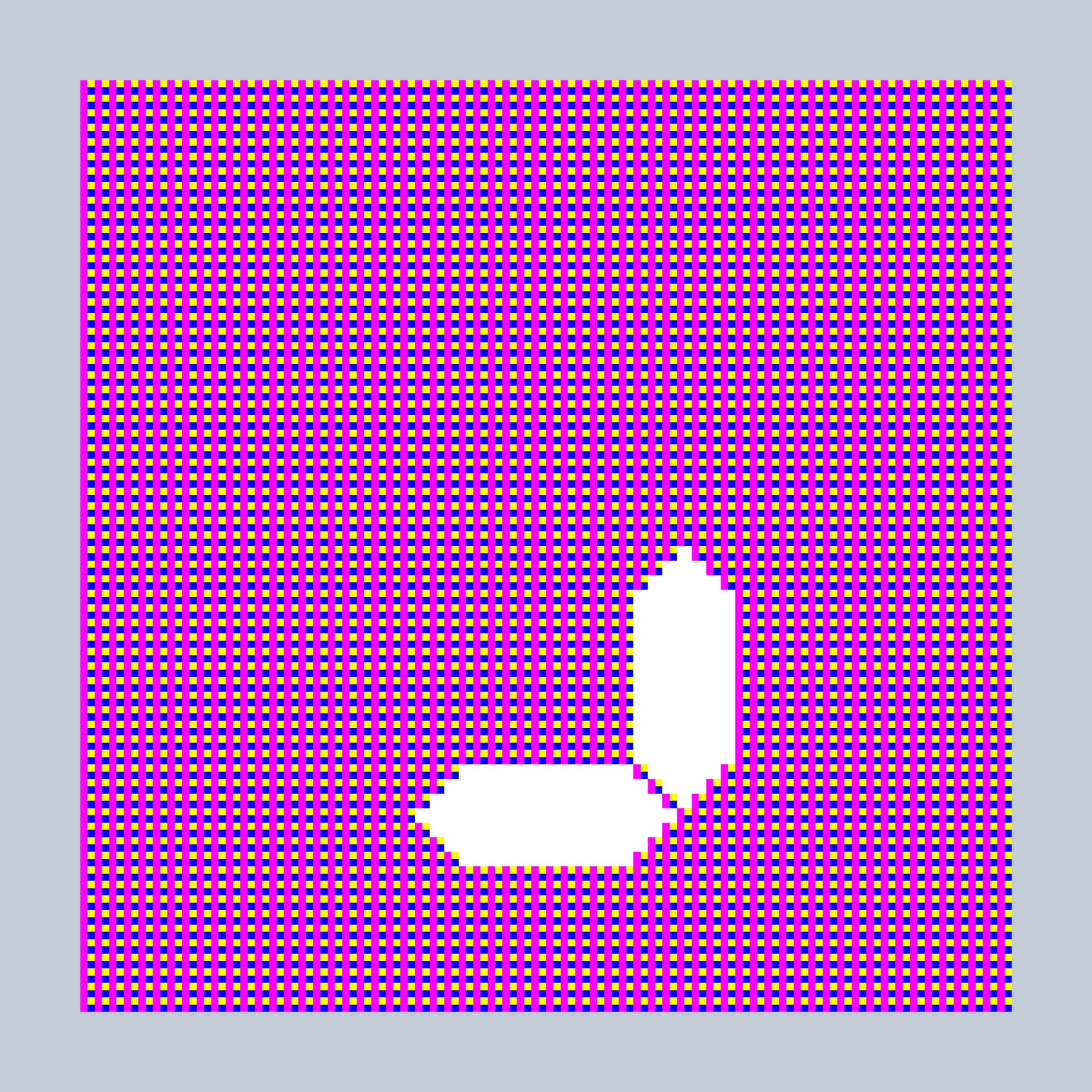 Art Blocks - Art Blocks v2 - 27-Bit Digital #644 - NFT # 21000644