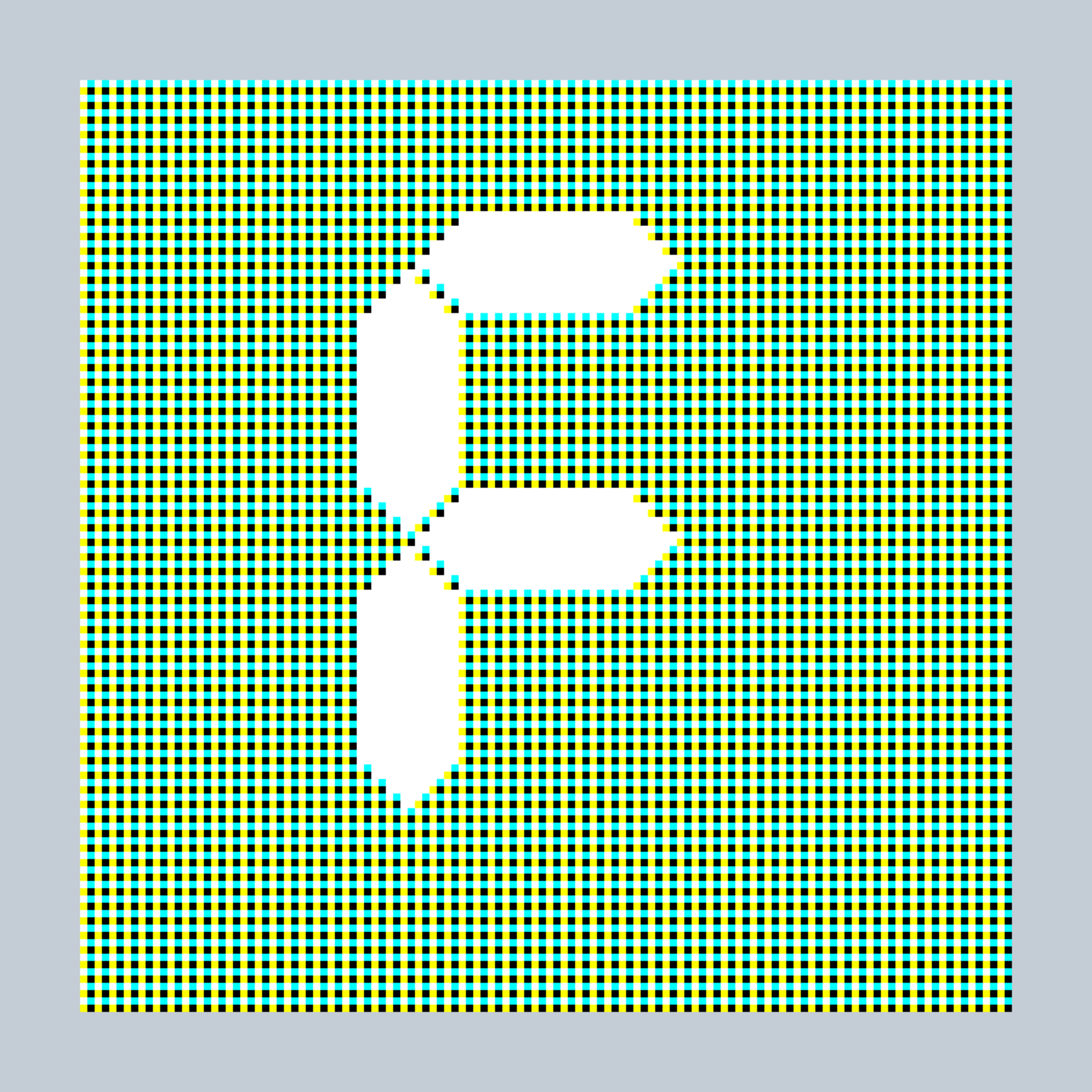 Art Blocks - Art Blocks v2 - 27-Bit Digital #650 - NFT # 21000650