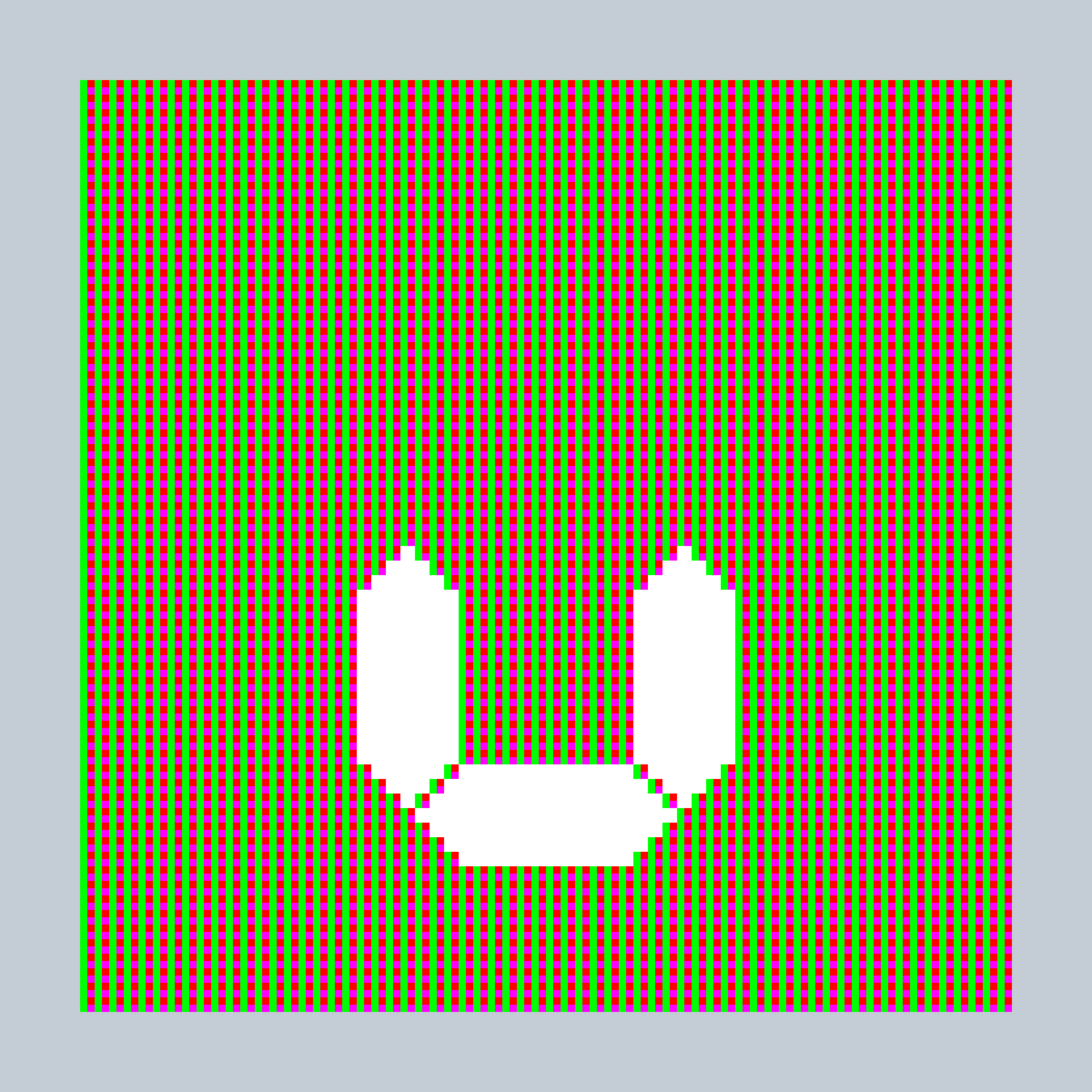 Art Blocks - Art Blocks v2 - 27-Bit Digital #651 - NFT # 21000651