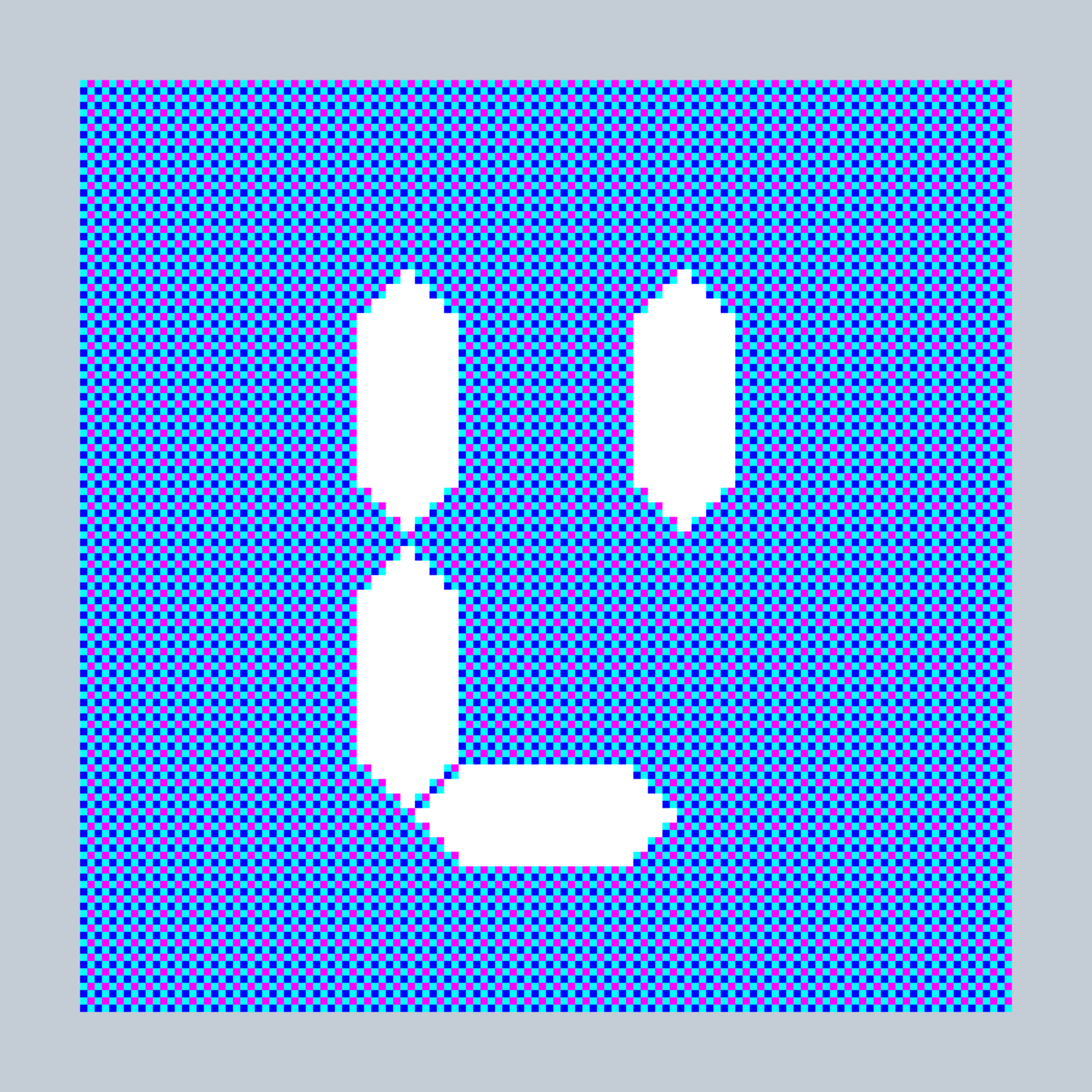 Art Blocks - Art Blocks v2 - 27-Bit Digital #659 - NFT # 21000659