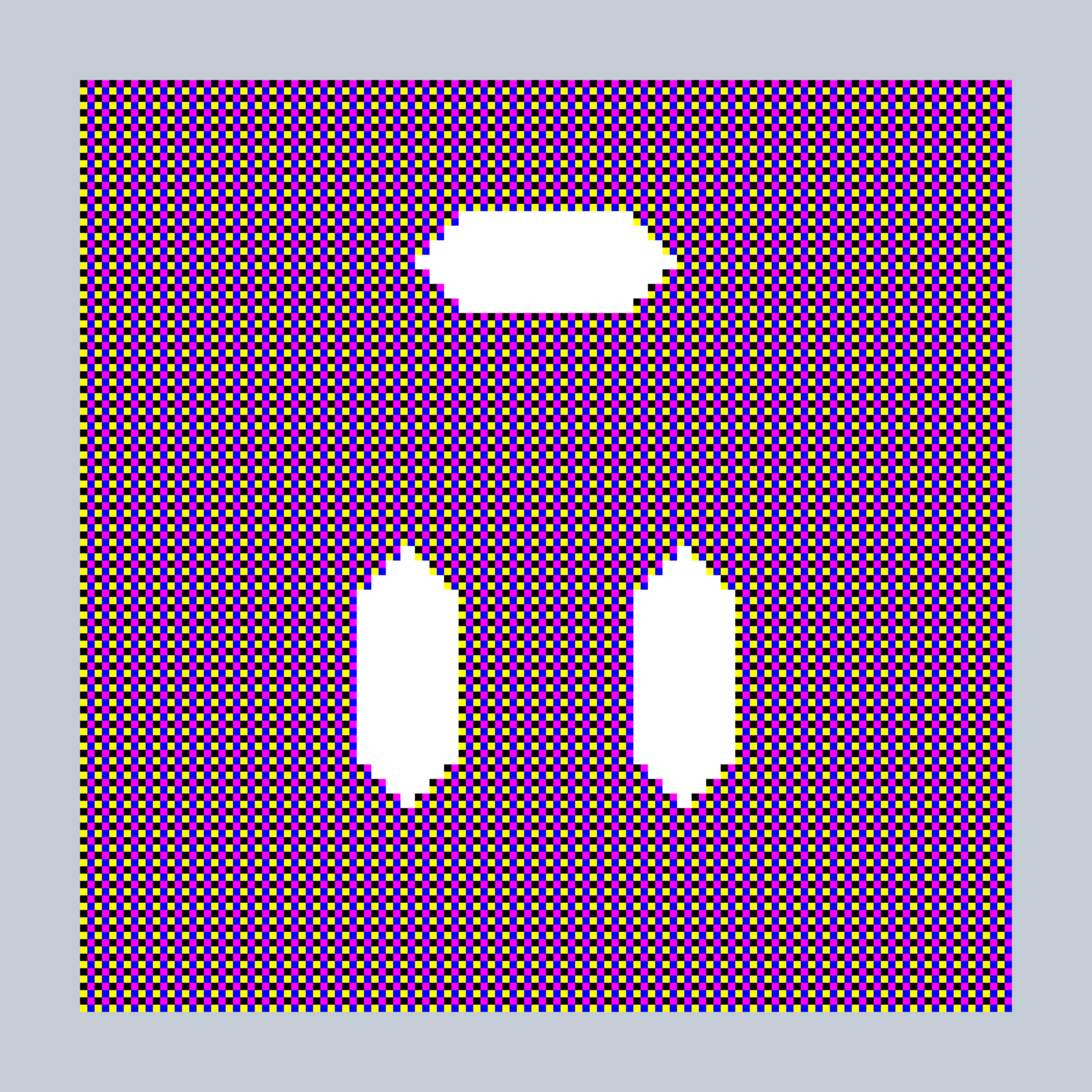 Art Blocks - Art Blocks v2 - 27-Bit Digital #663 - NFT # 21000663