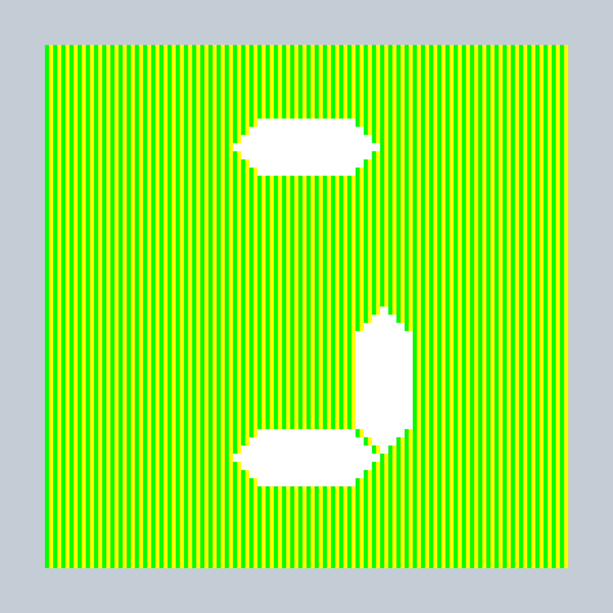 Art Blocks - Art Blocks v2 - 27-Bit Digital #664 - NFT # 21000664