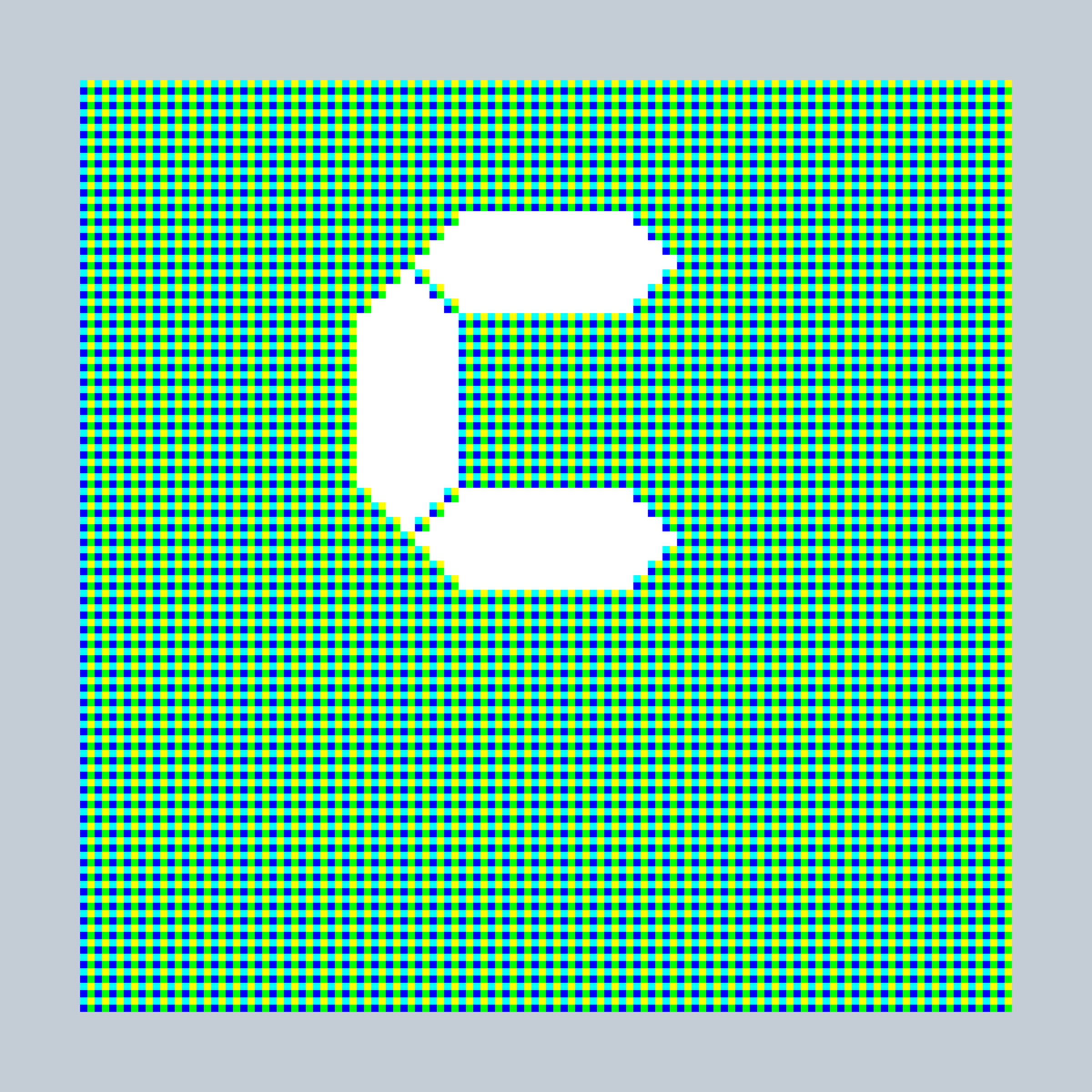 Art Blocks - Art Blocks v2 - 27-Bit Digital #671 - NFT # 21000671