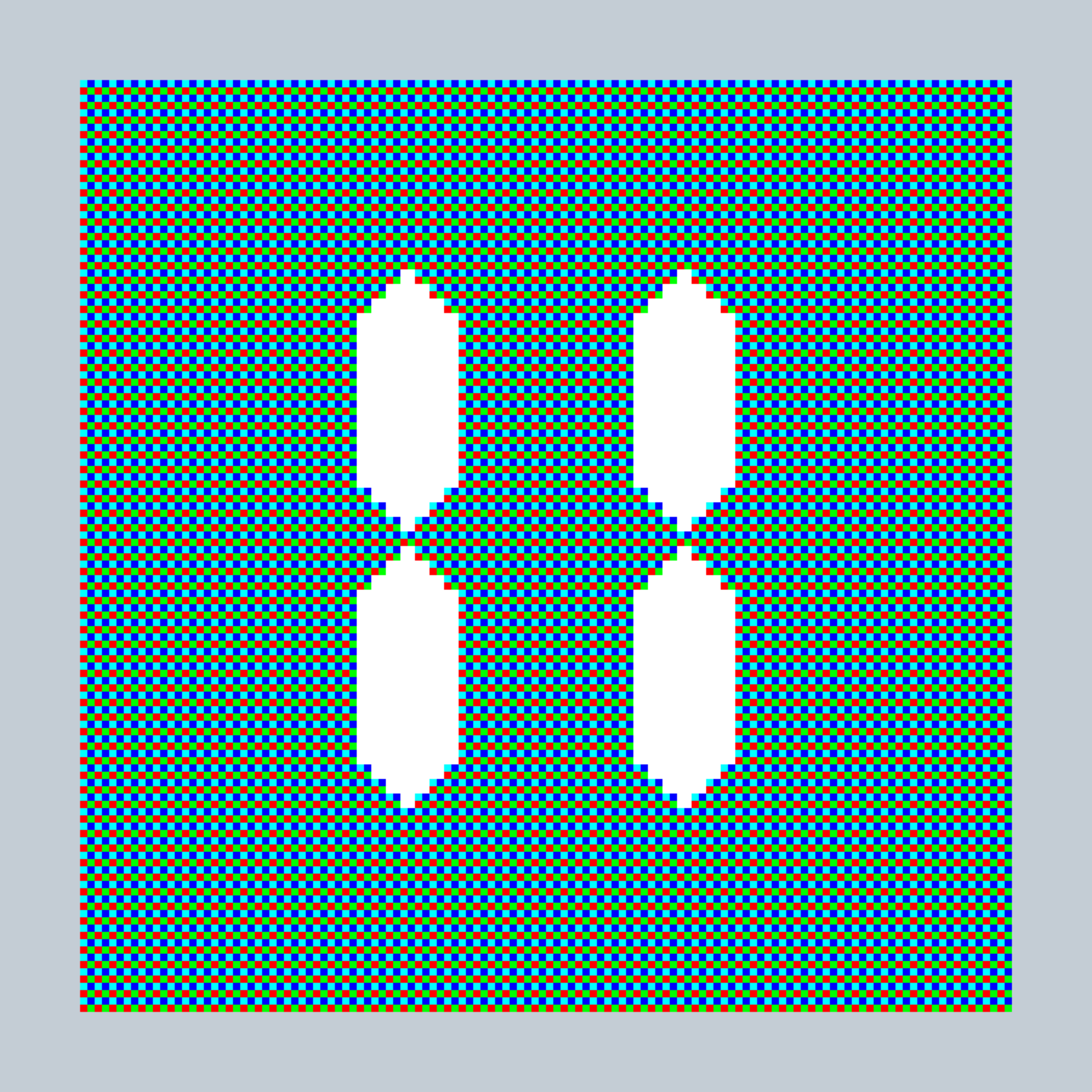 Art Blocks - Art Blocks v2 - 27-Bit Digital #673 - NFT # 21000673