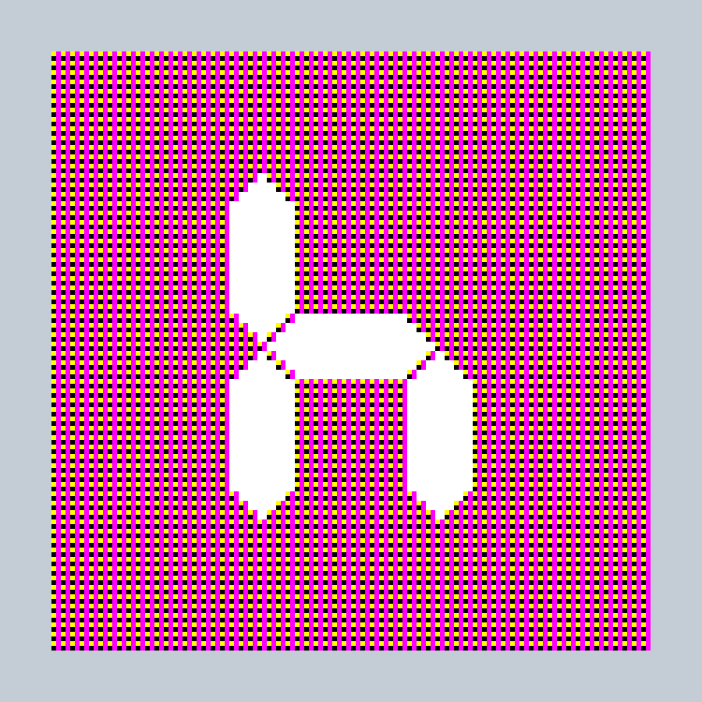 Art Blocks - Art Blocks v2 - 27-Bit Digital #681 - NFT # 21000681