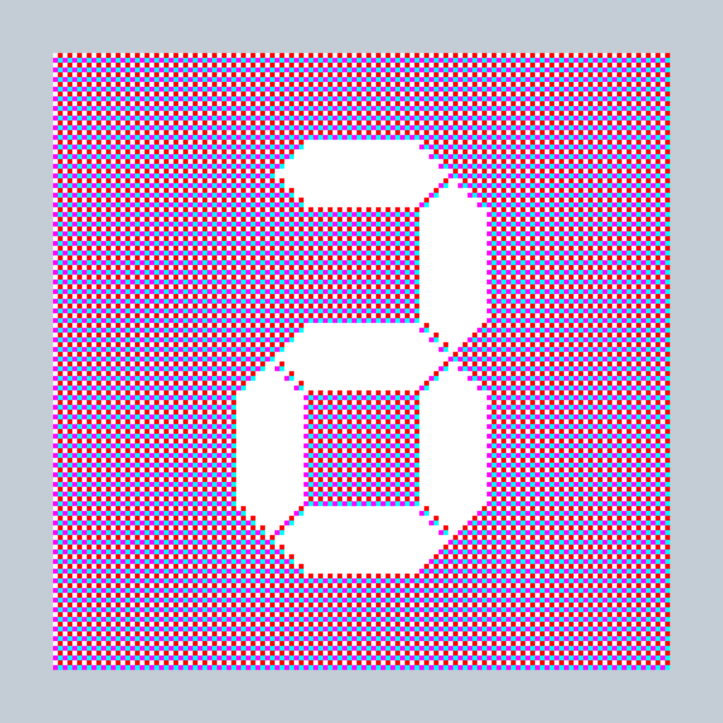 Art Blocks - Art Blocks v2 - 27-Bit Digital #683 - NFT # 21000683