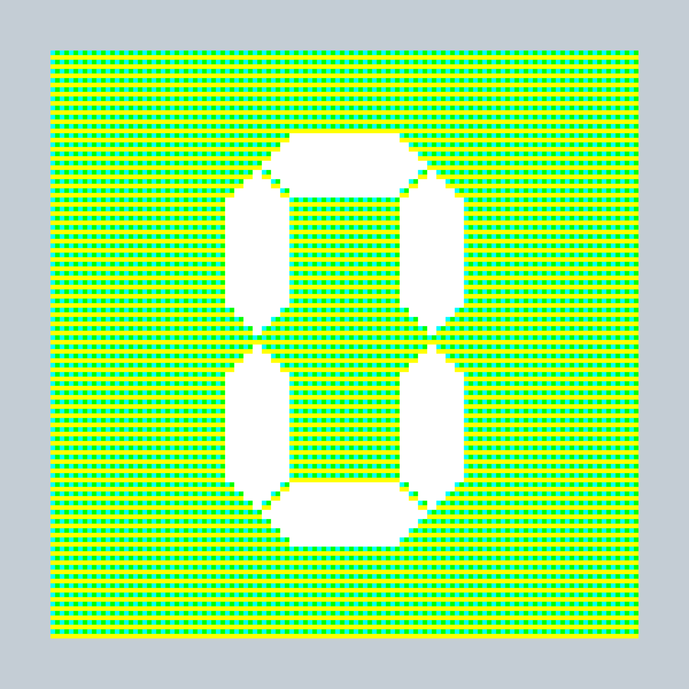 Art Blocks - Art Blocks v2 - 27-Bit Digital #686 - NFT # 21000686