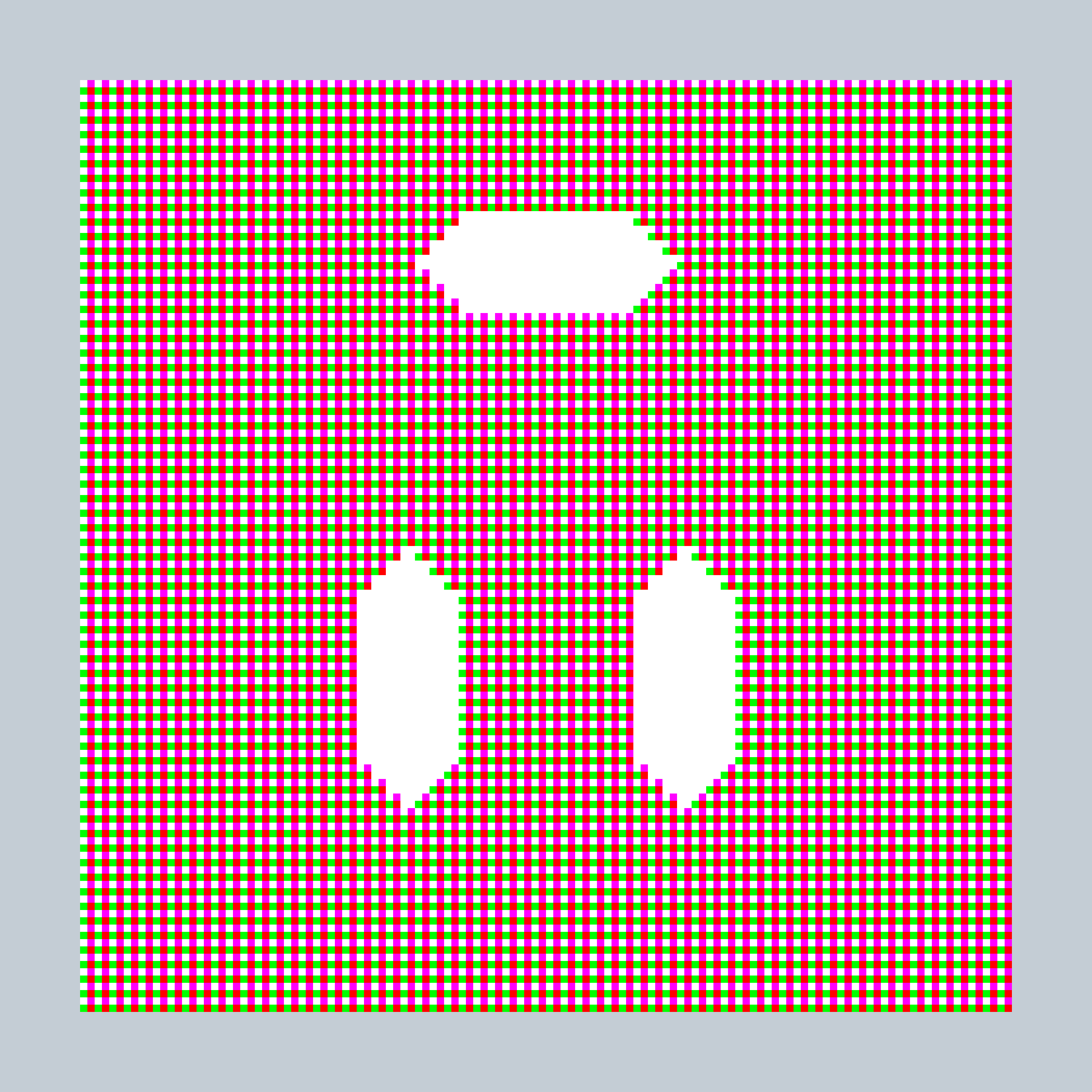 Art Blocks - Art Blocks v2 - 27-Bit Digital #687 - NFT # 21000687