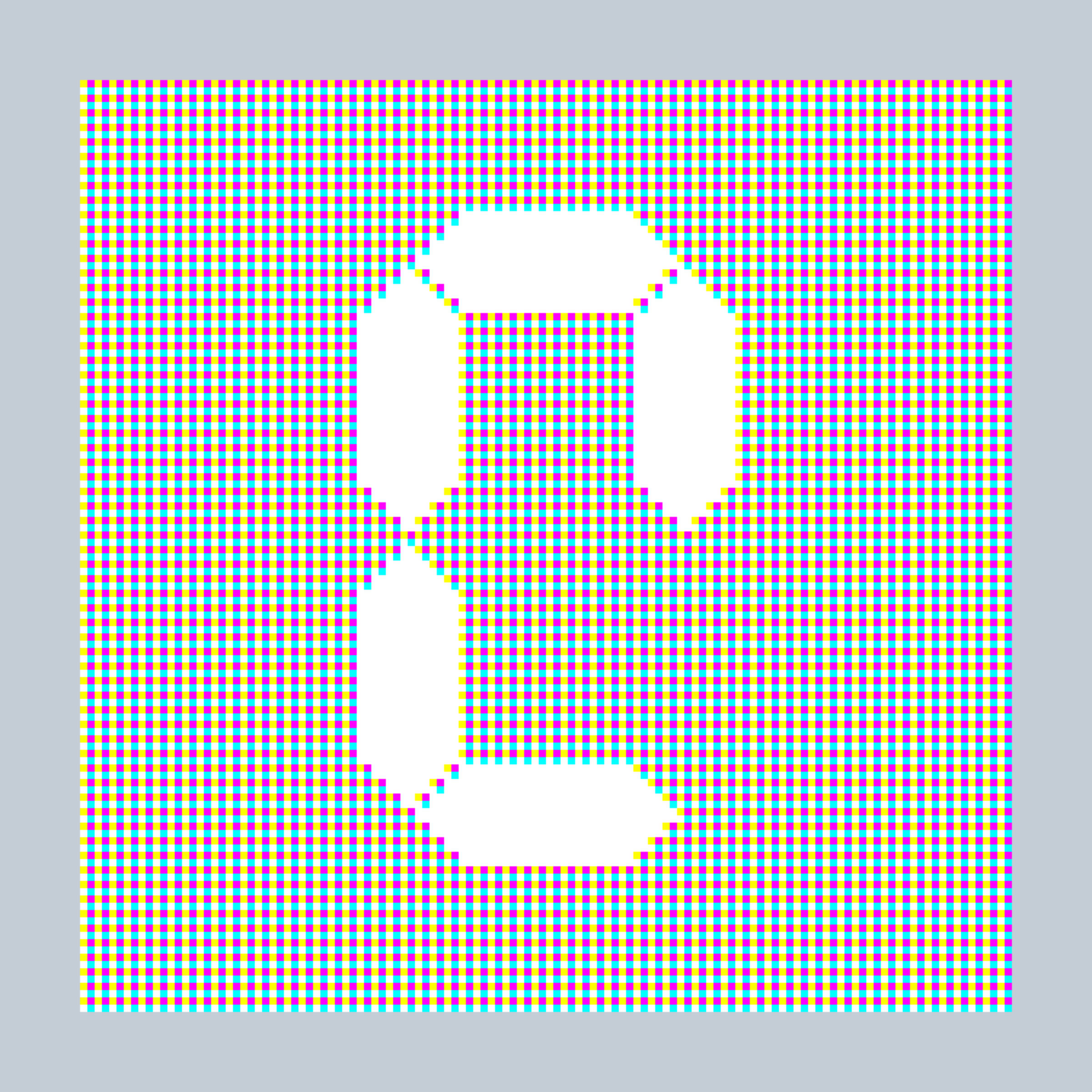 Art Blocks - Art Blocks v2 - 27-Bit Digital #688 - NFT # 21000688