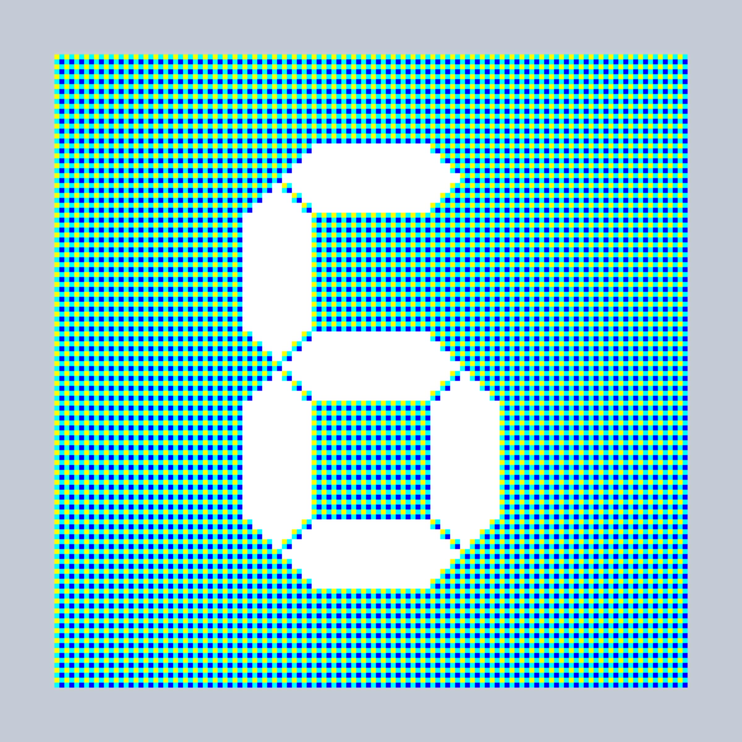 Art Blocks - Art Blocks v2 - 27-Bit Digital #697 - NFT # 21000697