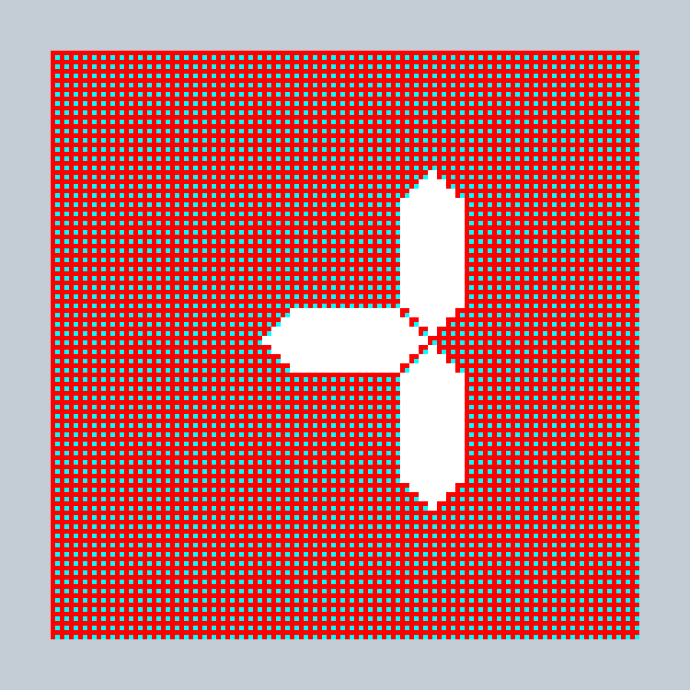 Art Blocks - Art Blocks v2 - 27-Bit Digital #699 - NFT # 21000699