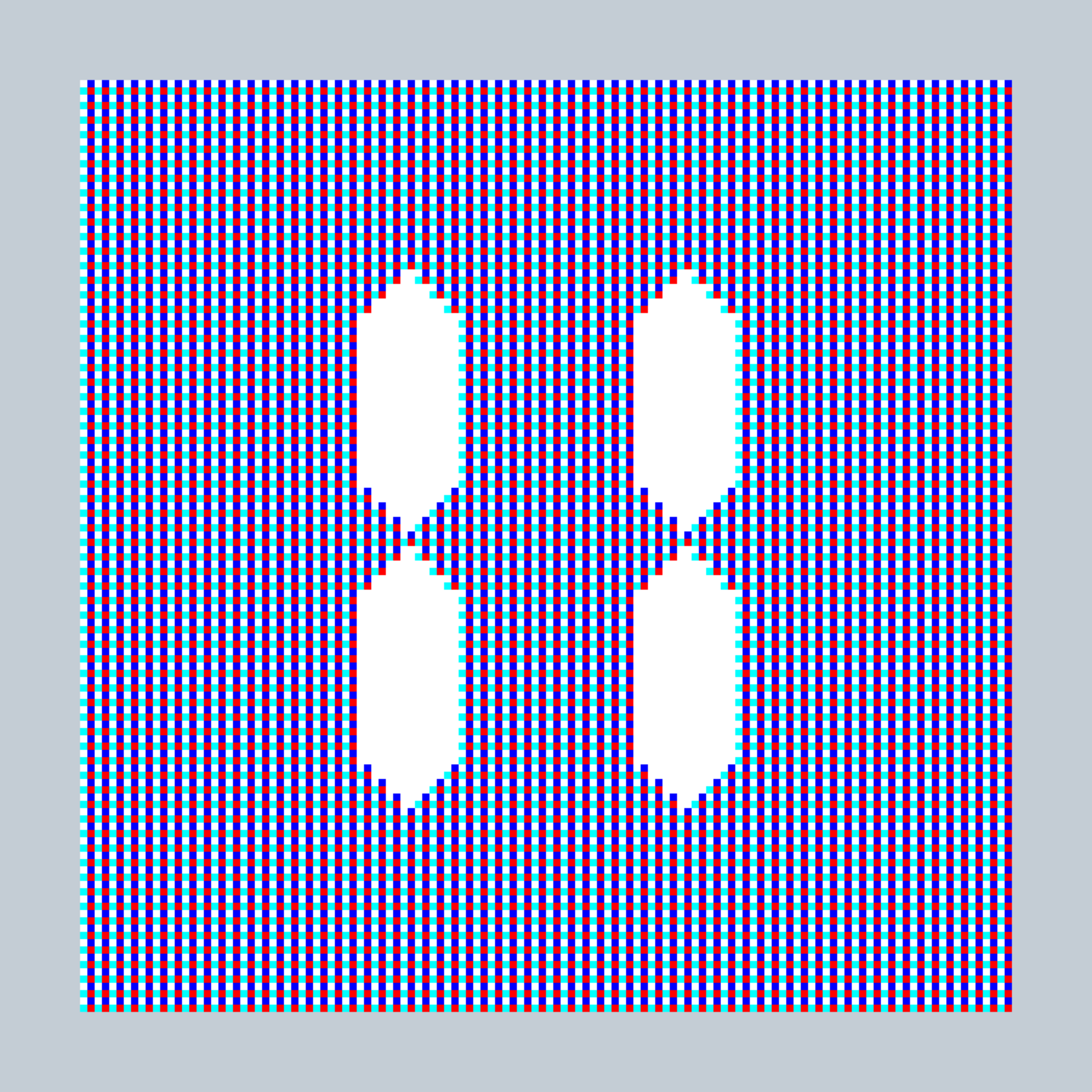 Art Blocks - Art Blocks v2 - 27-Bit Digital #701 - NFT # 21000701