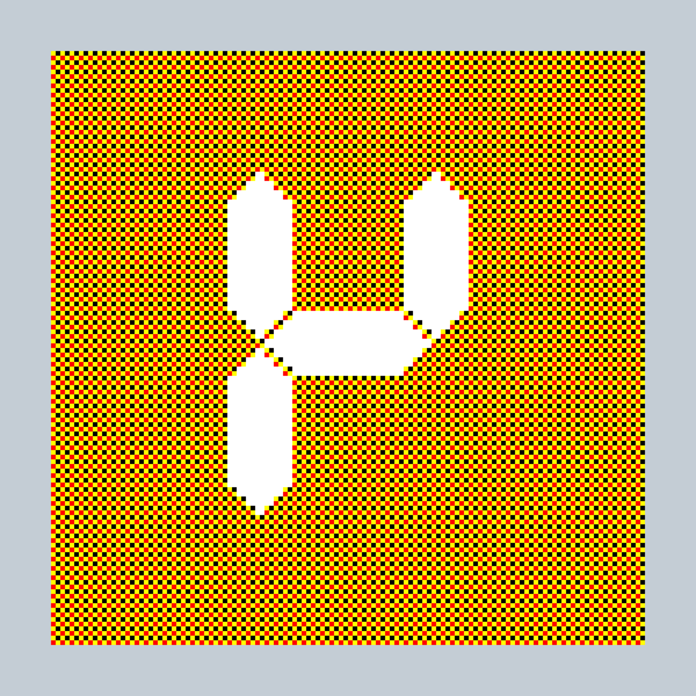 Art Blocks - Art Blocks v2 - 27-Bit Digital #702 - NFT # 21000702