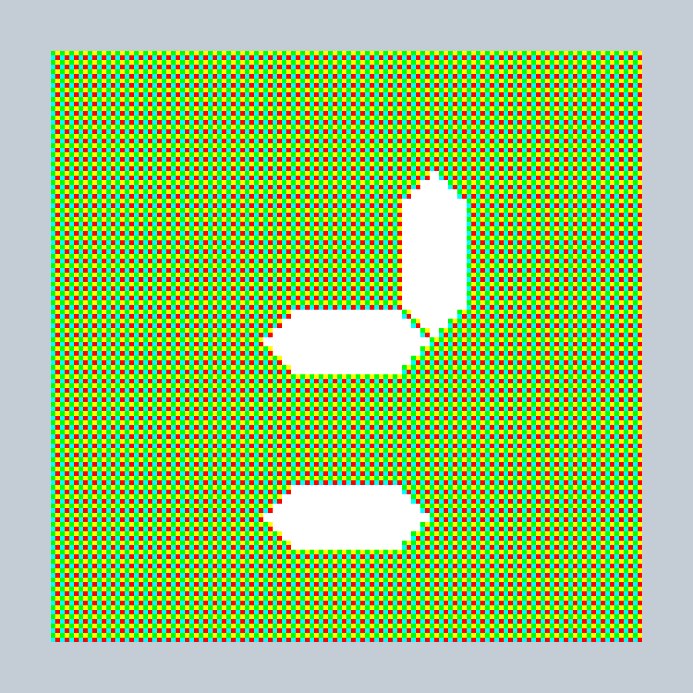 Art Blocks - Art Blocks v2 - 27-Bit Digital #705 - NFT # 21000705