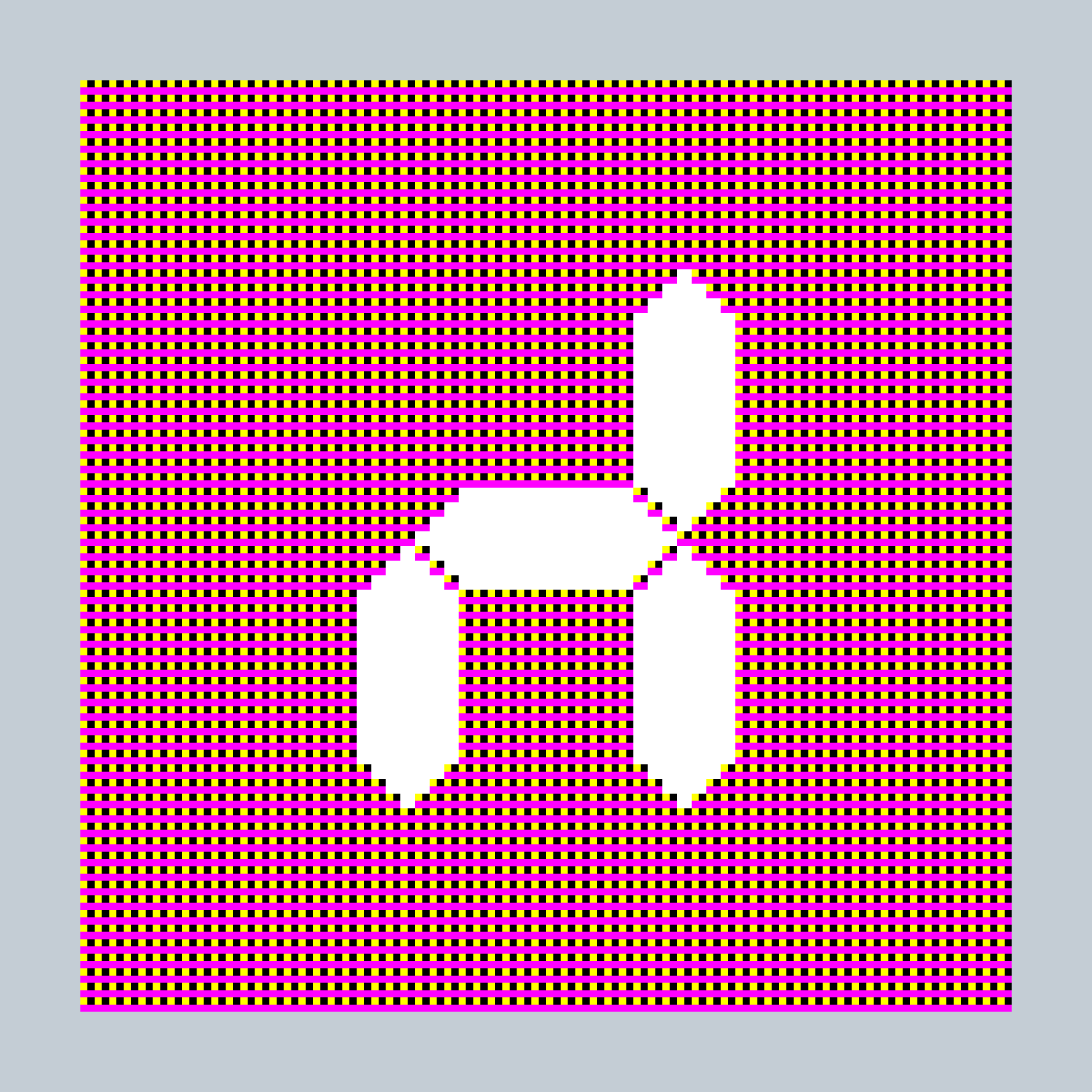 Art Blocks - Art Blocks v2 - 27-Bit Digital #710 - NFT # 21000710