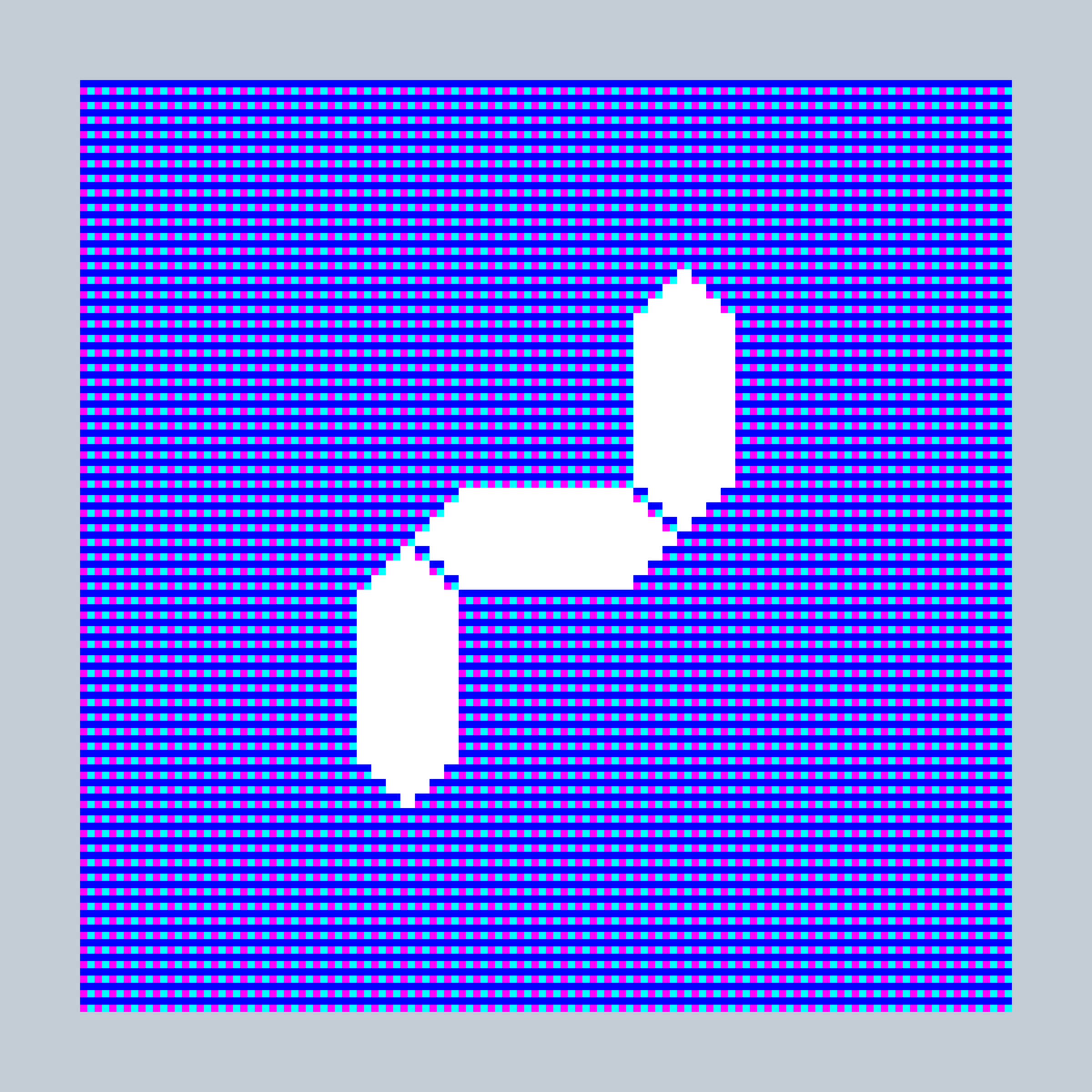 Art Blocks - Art Blocks v2 - 27-Bit Digital #711 - NFT # 21000711