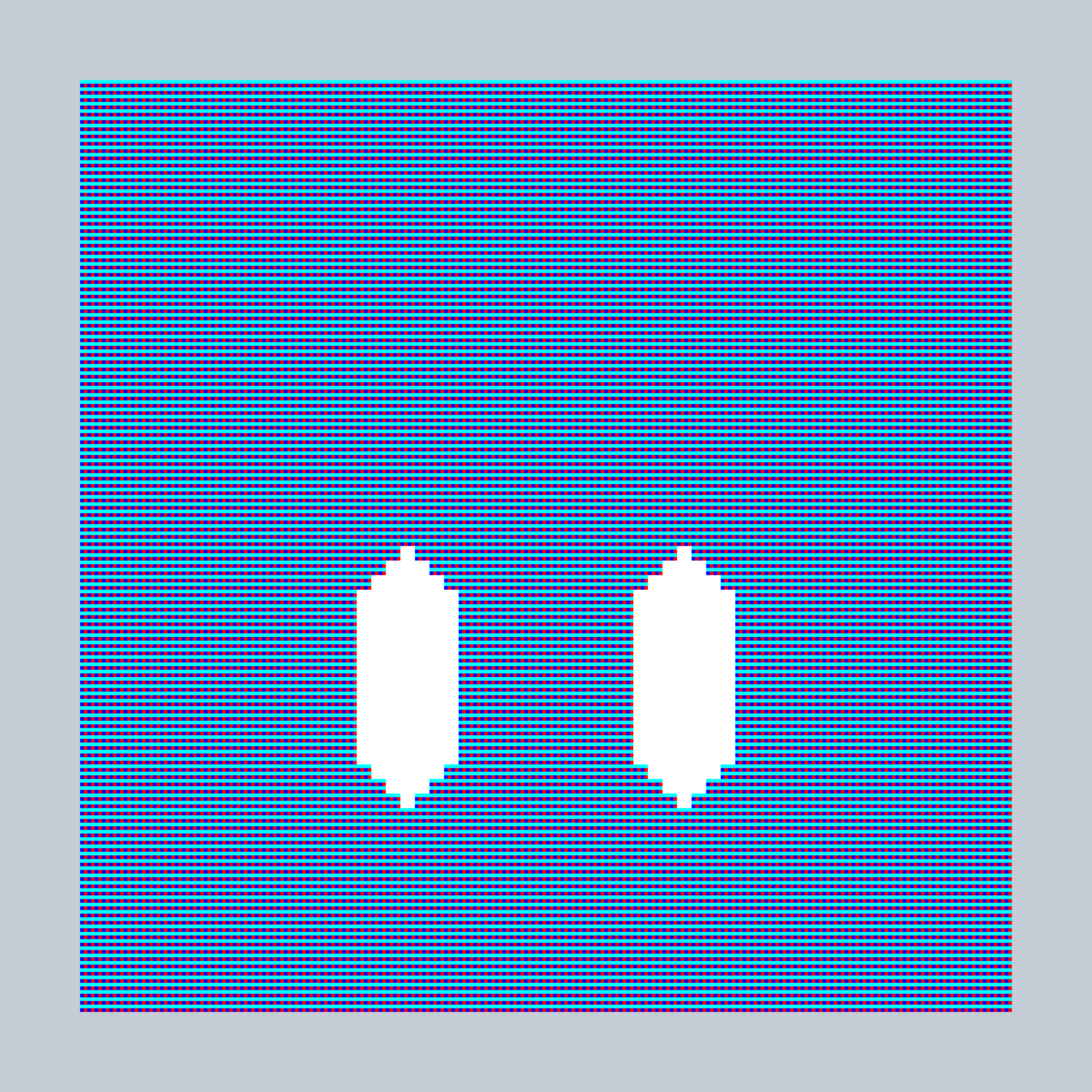 Art Blocks - Art Blocks v2 - 27-Bit Digital #717 - NFT # 21000717