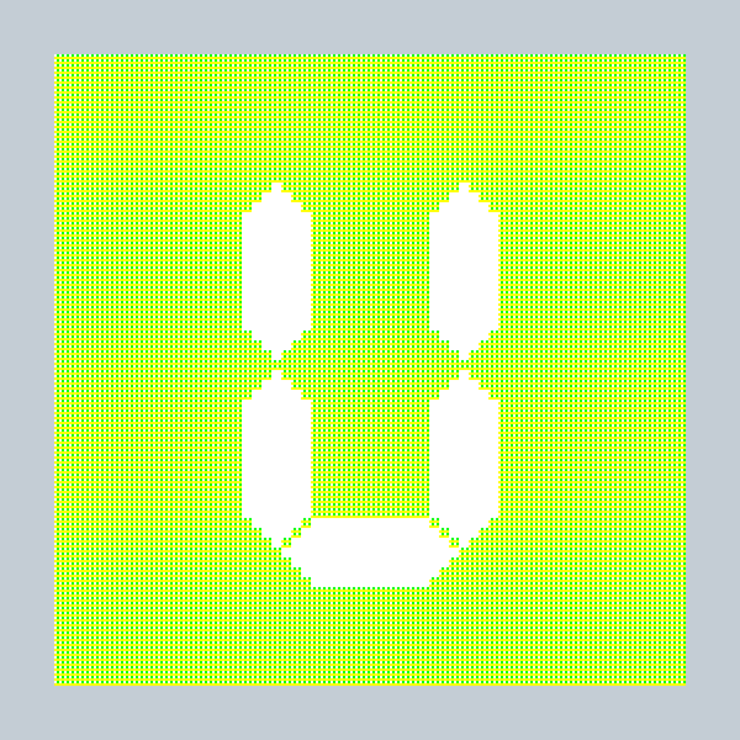 Art Blocks - Art Blocks v2 - 27-Bit Digital #719 - NFT # 21000719