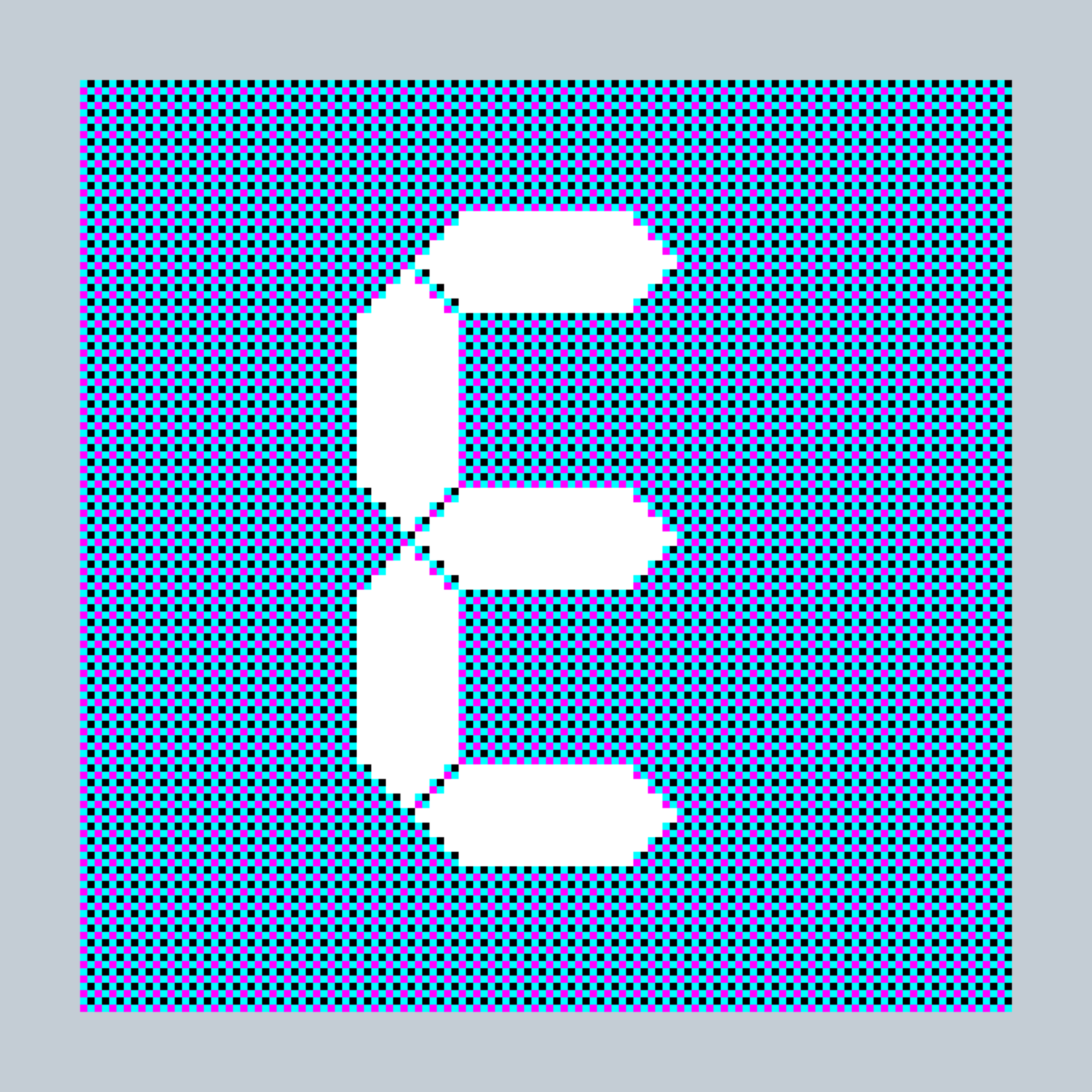 Art Blocks - Art Blocks v2 - 27-Bit Digital #729 - NFT # 21000729