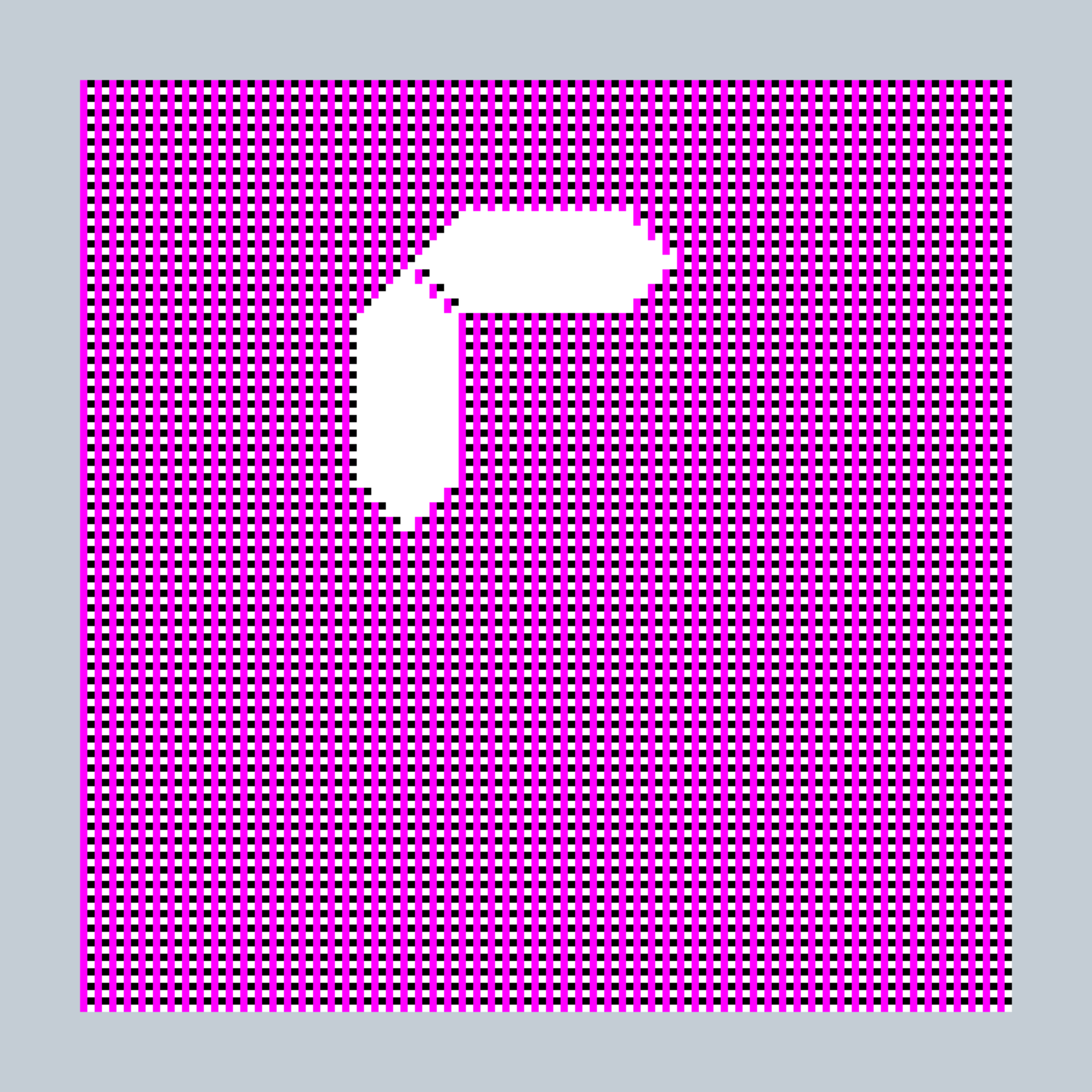 Art Blocks - Art Blocks v2 - 27-Bit Digital #730 - NFT # 21000730