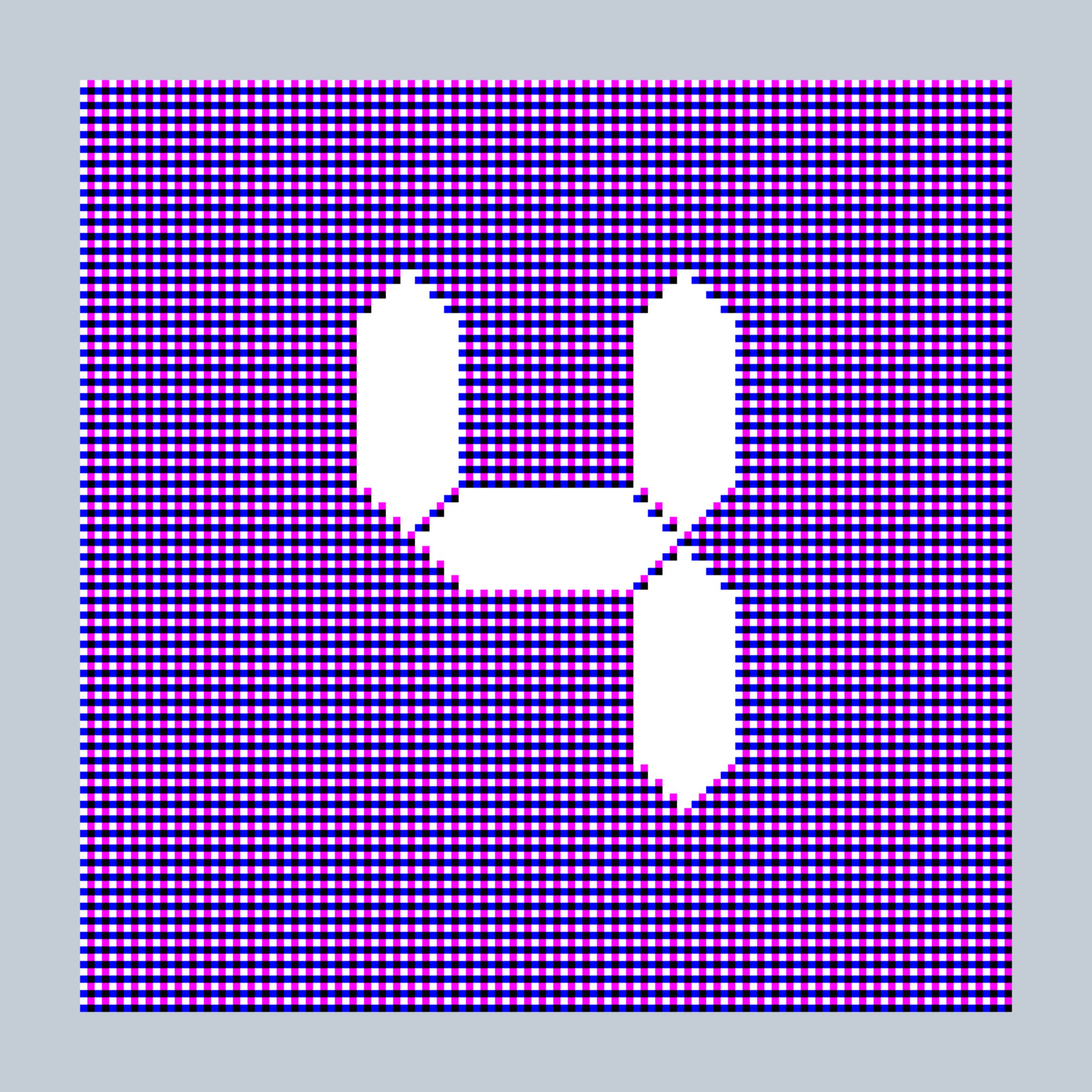 Art Blocks - Art Blocks v2 - 27-Bit Digital #732 - NFT # 21000732