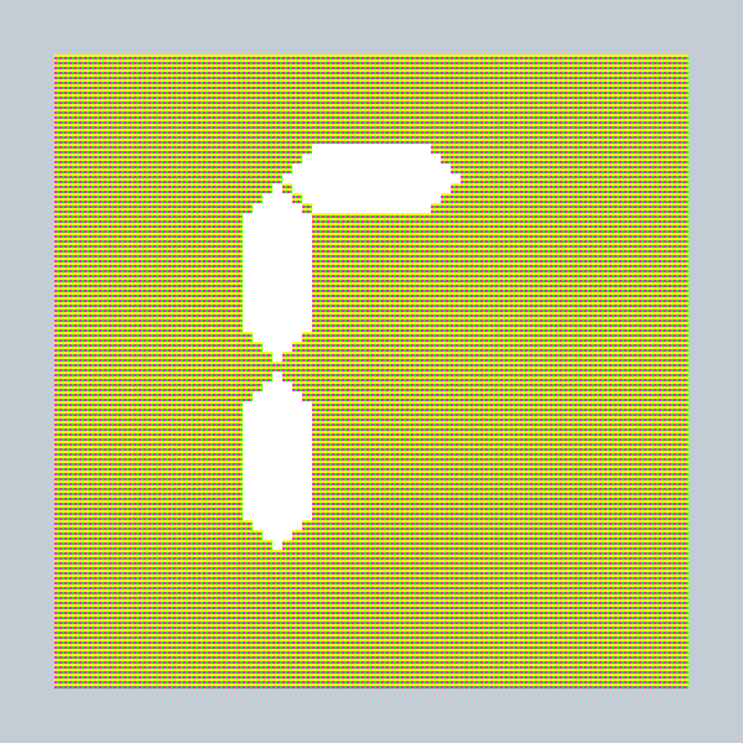 Art Blocks - Art Blocks v2 - 27-Bit Digital #733 - NFT # 21000733