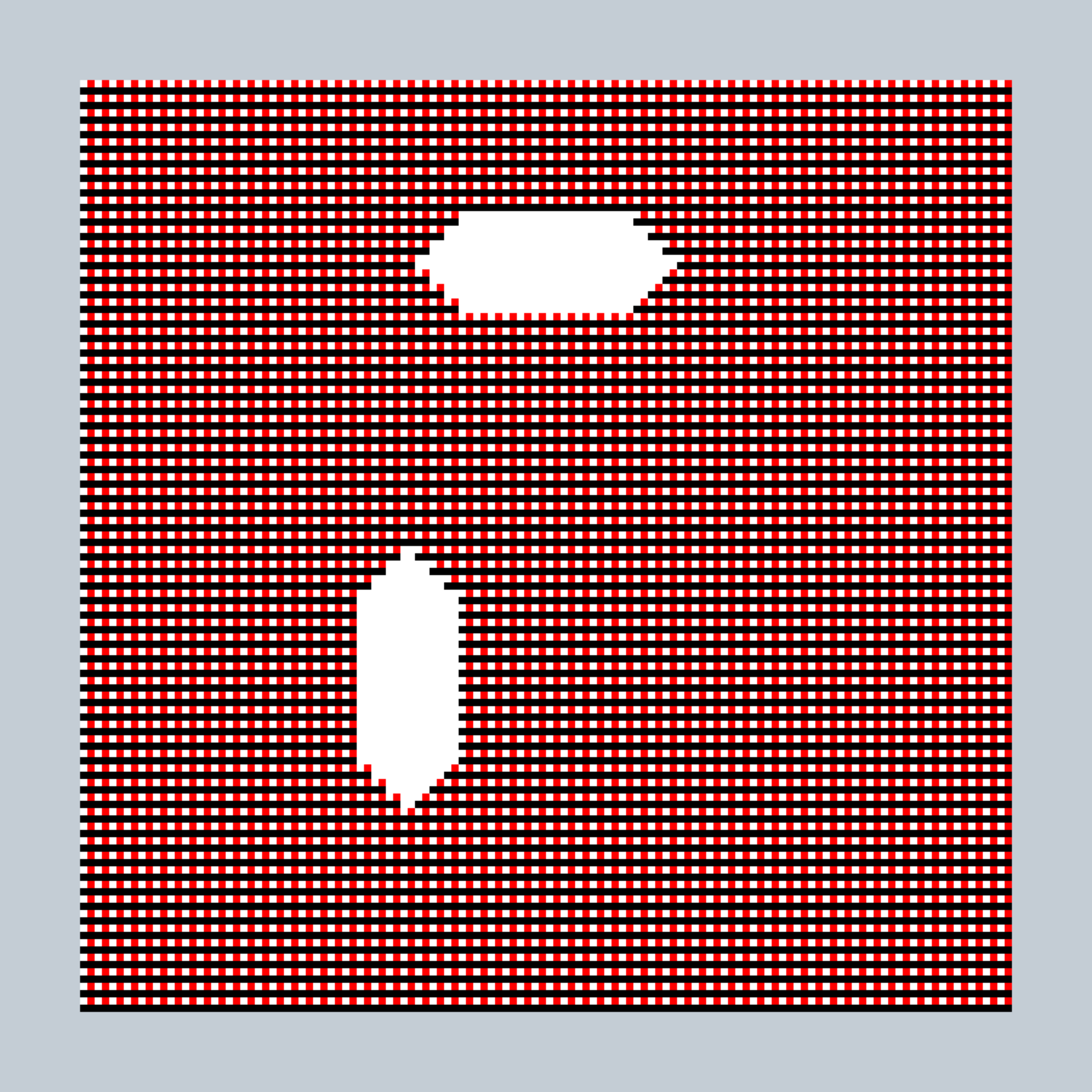 Art Blocks - Art Blocks v2 - 27-Bit Digital #734 - NFT # 21000734