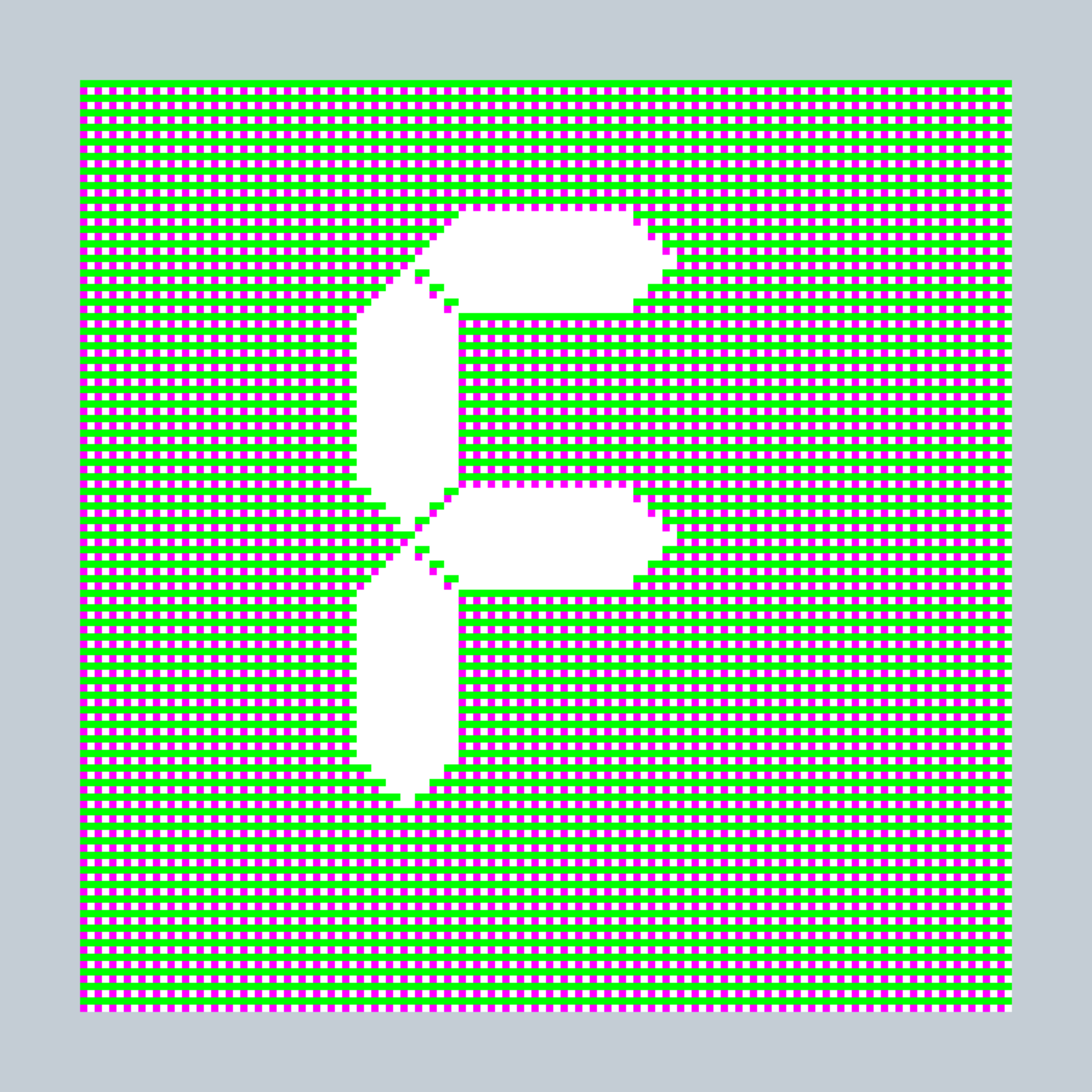 Art Blocks - Art Blocks v2 - 27-Bit Digital #739 - NFT # 21000739