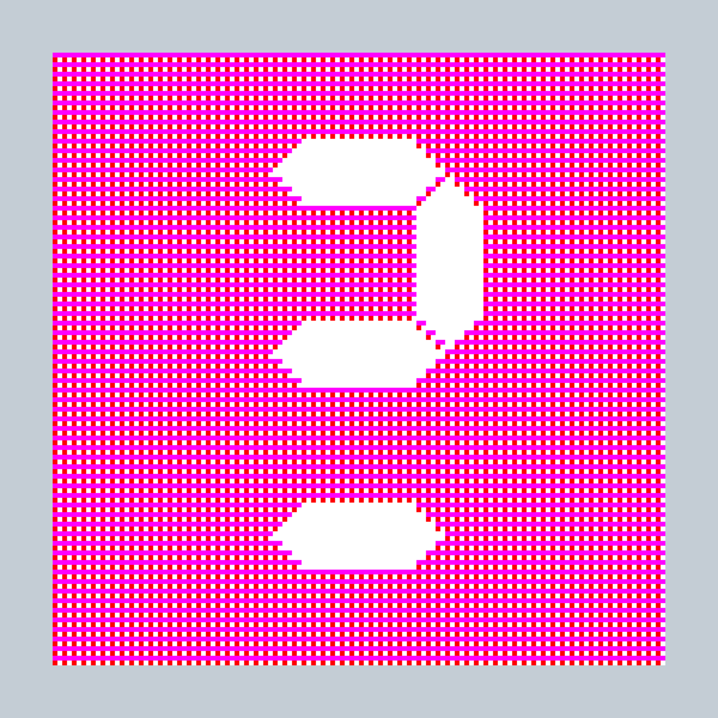 Art Blocks - Art Blocks v2 - 27-Bit Digital #740 - NFT # 21000740