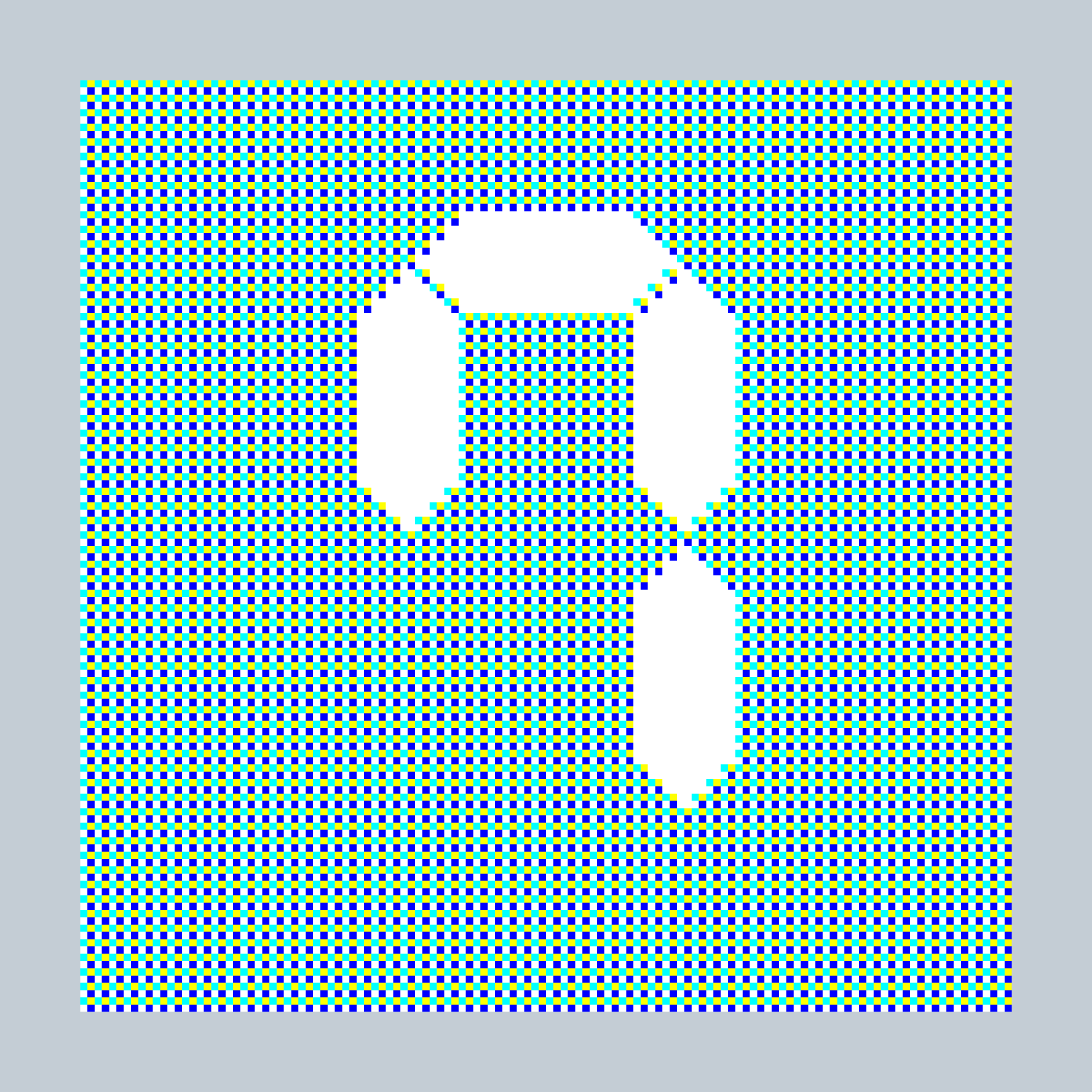 Art Blocks - Art Blocks v2 - 27-Bit Digital #743 - NFT # 21000743