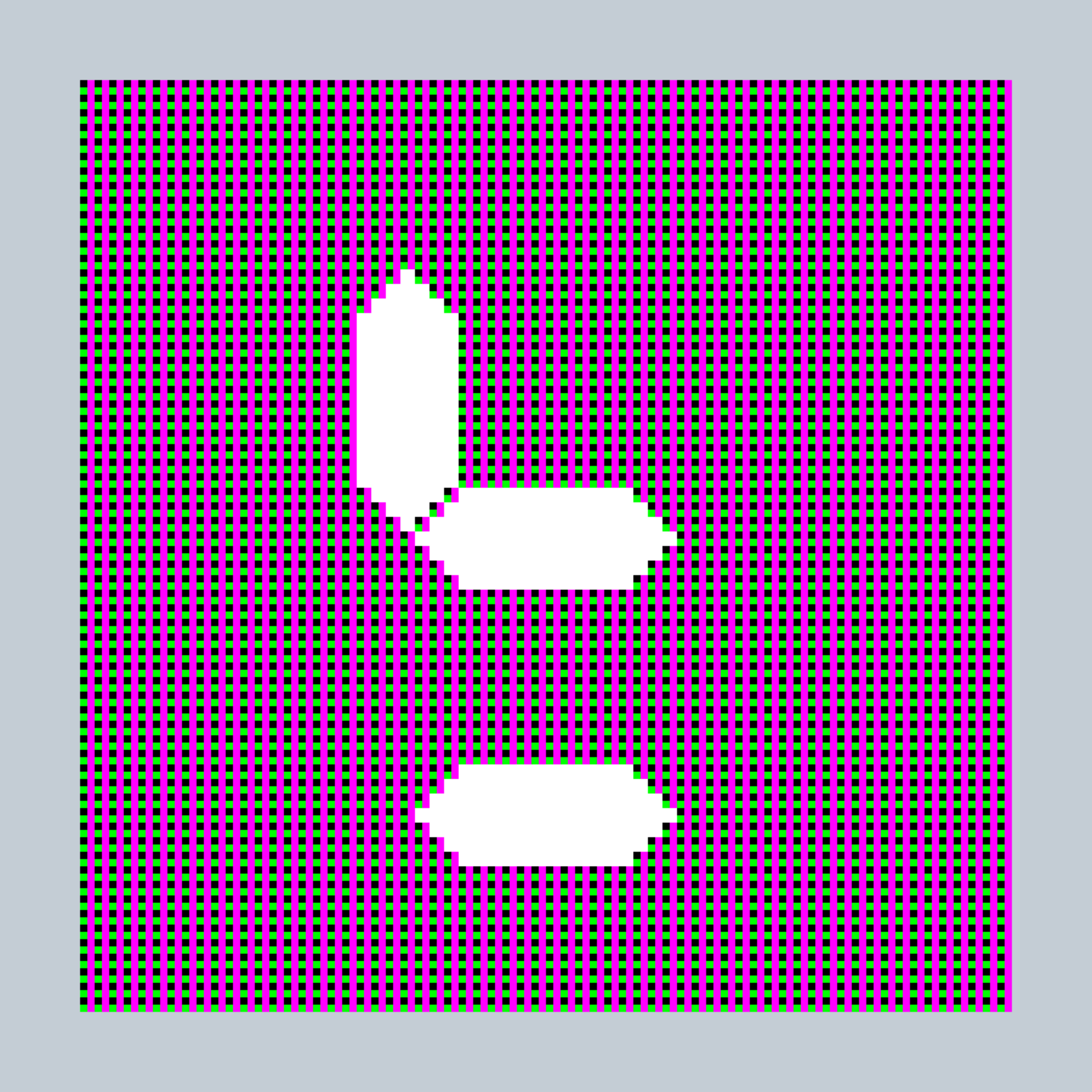 Art Blocks - Art Blocks v2 - 27-Bit Digital #745 - NFT # 21000745