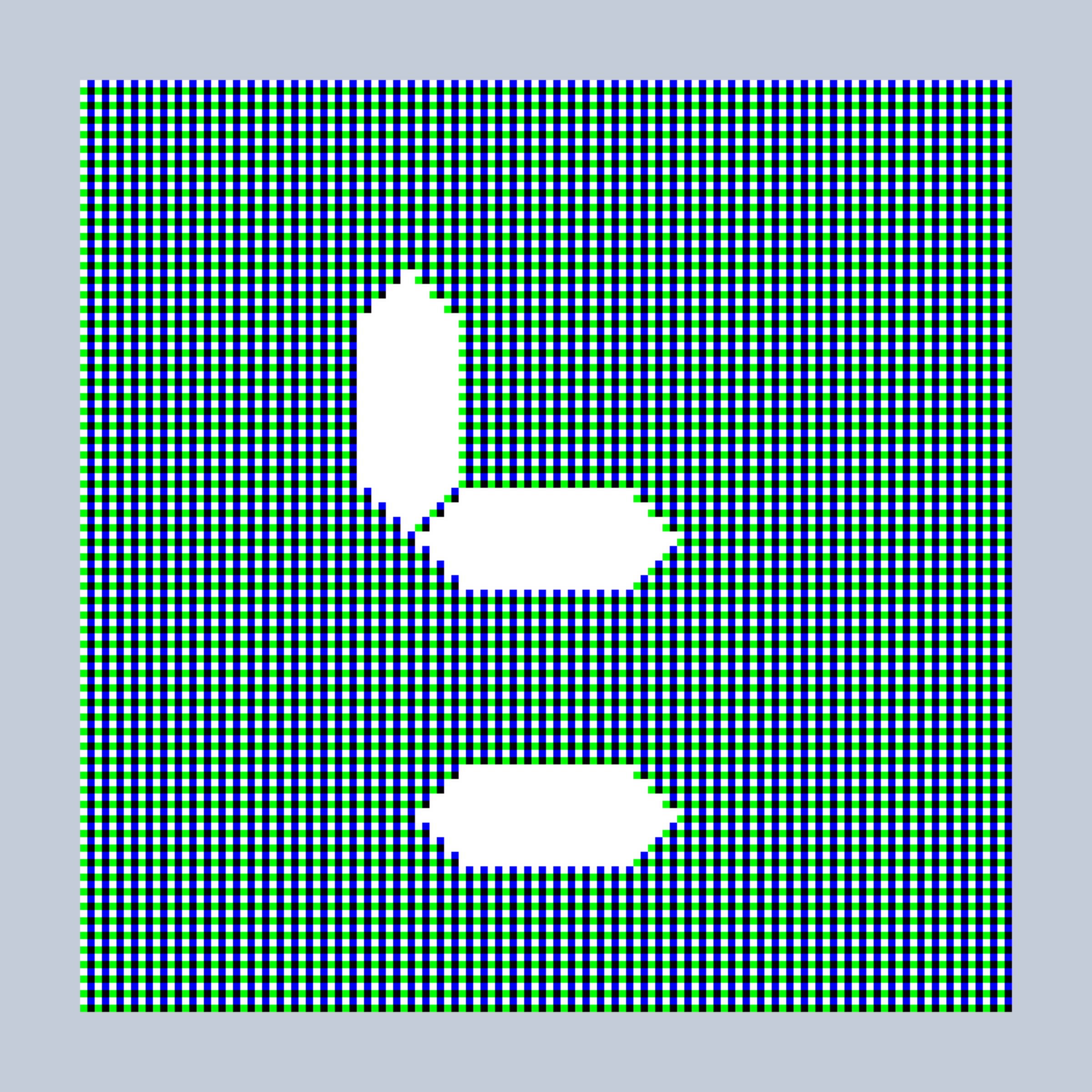 Art Blocks - Art Blocks v2 - 27-Bit Digital #746 - NFT # 21000746