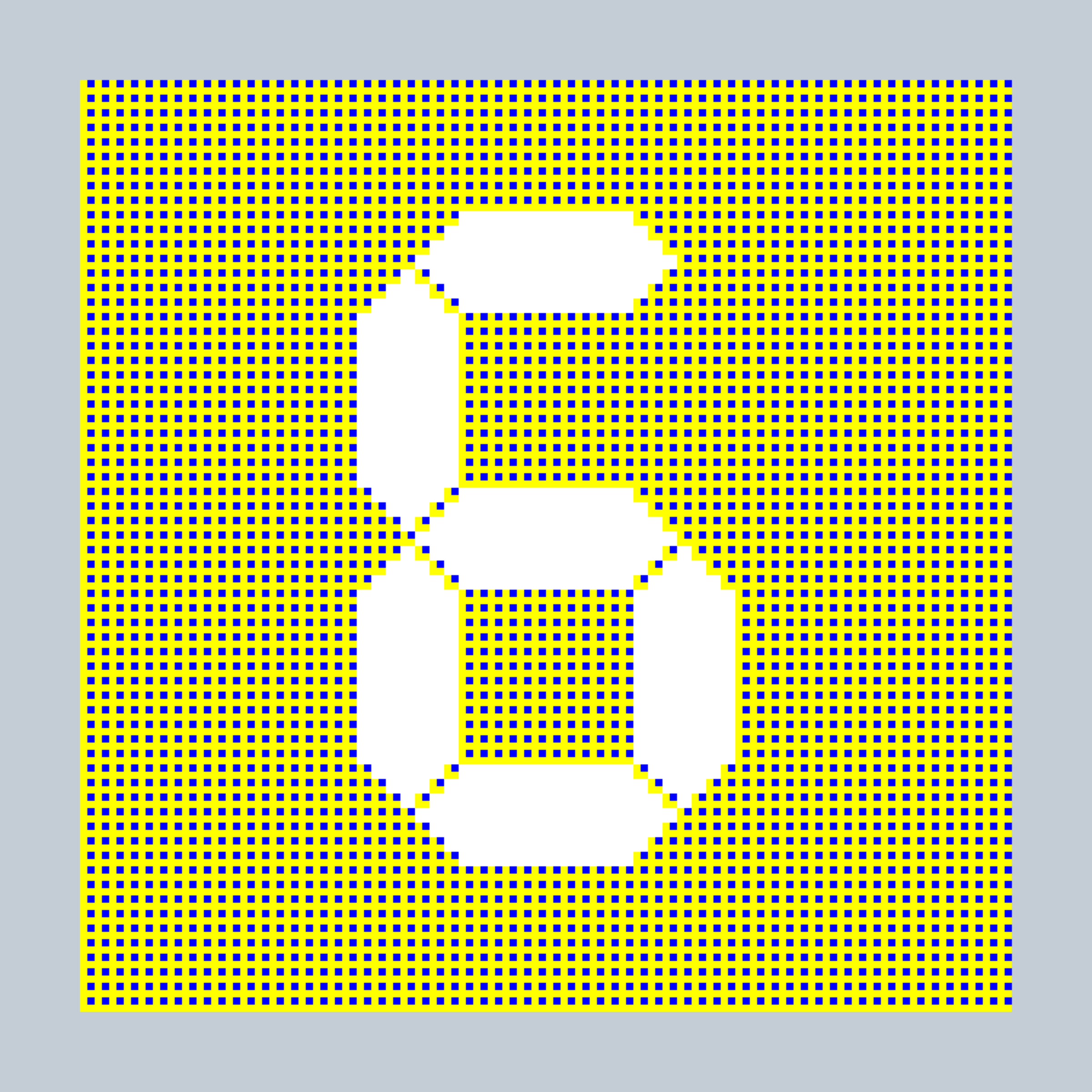 Art Blocks - Art Blocks v2 - 27-Bit Digital #747 - NFT # 21000747