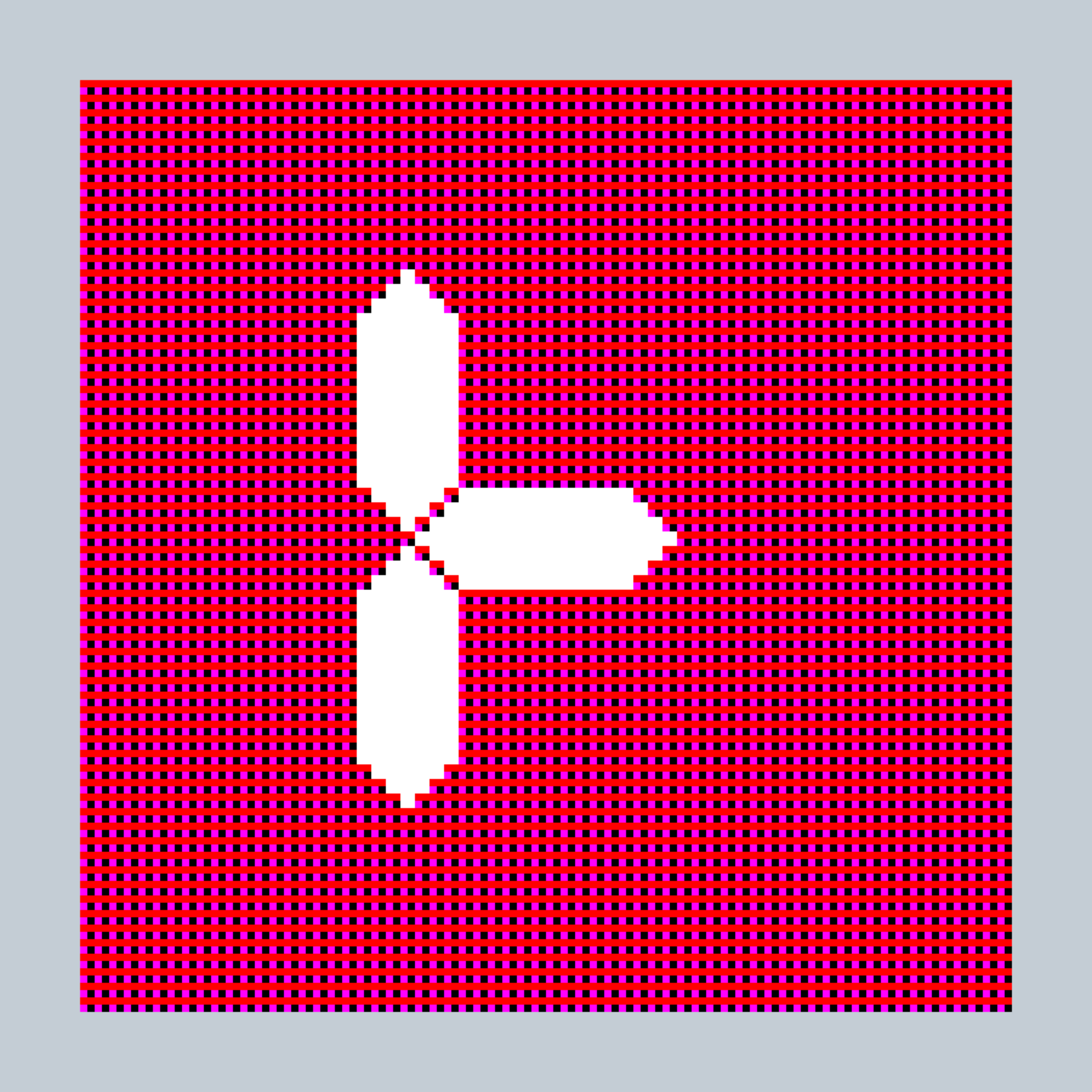 Art Blocks - Art Blocks v2 - 27-Bit Digital #748 - NFT # 21000748