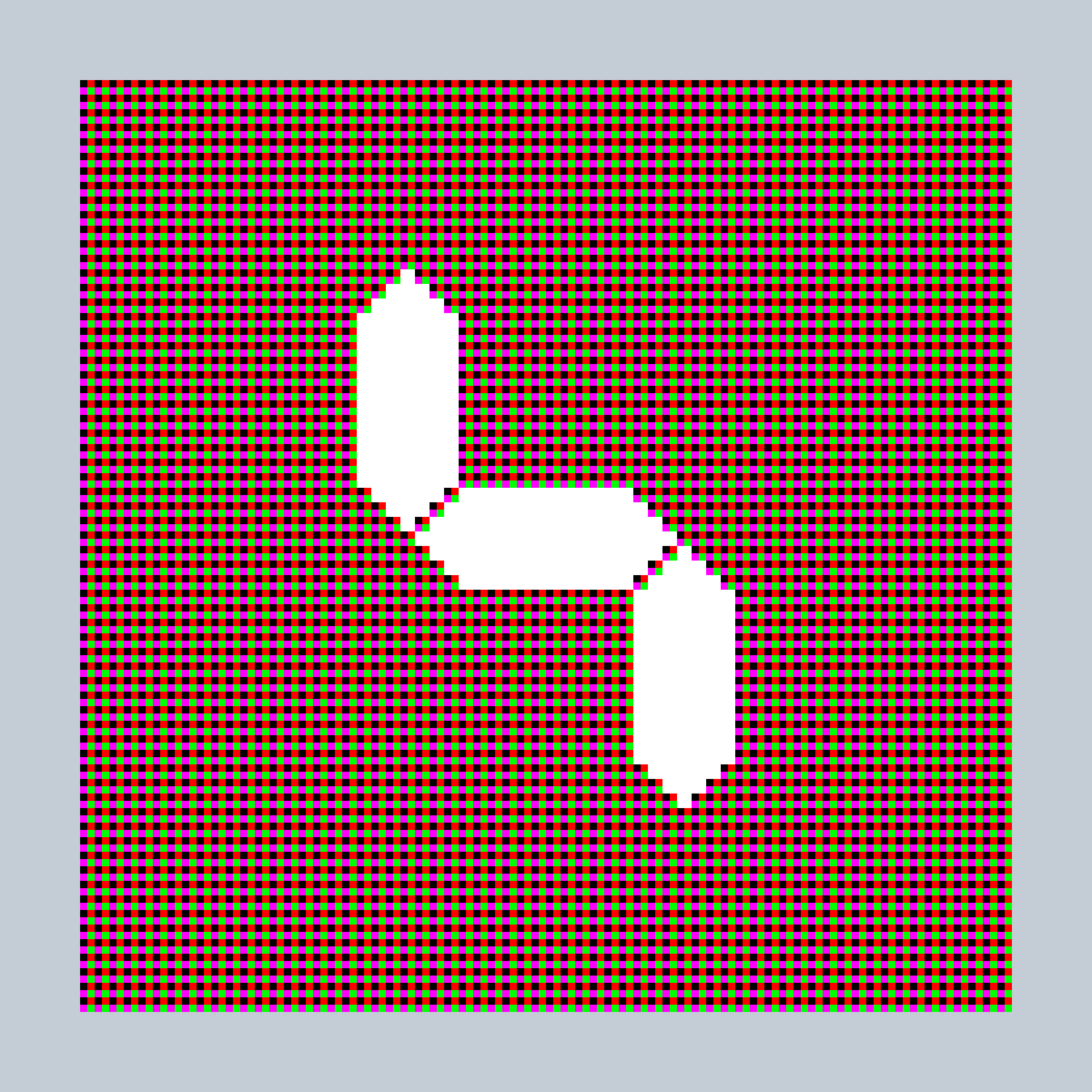 Art Blocks - Art Blocks v2 - 27-Bit Digital #750 - NFT # 21000750