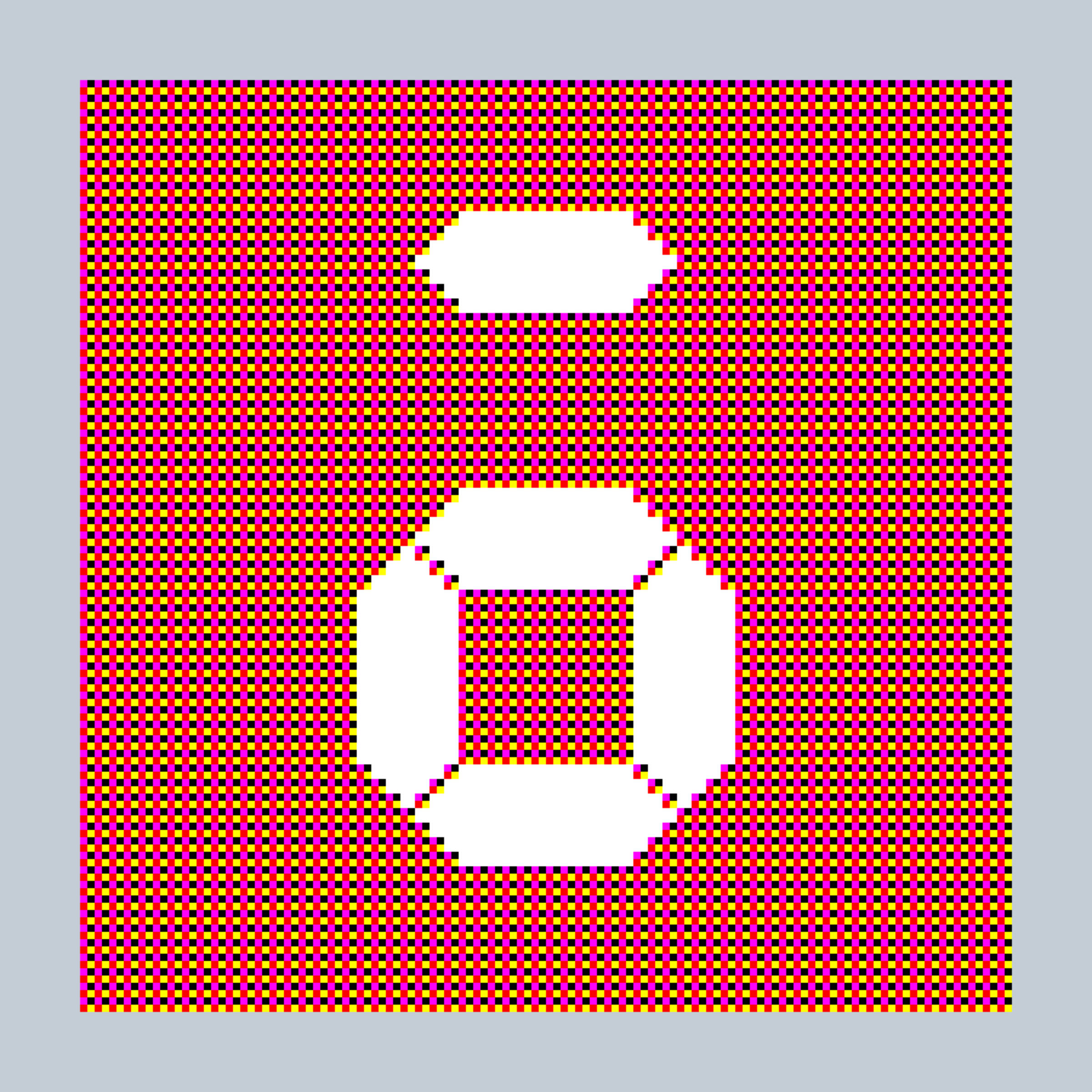 Art Blocks - Art Blocks v2 - 27-Bit Digital #752 - NFT # 21000752