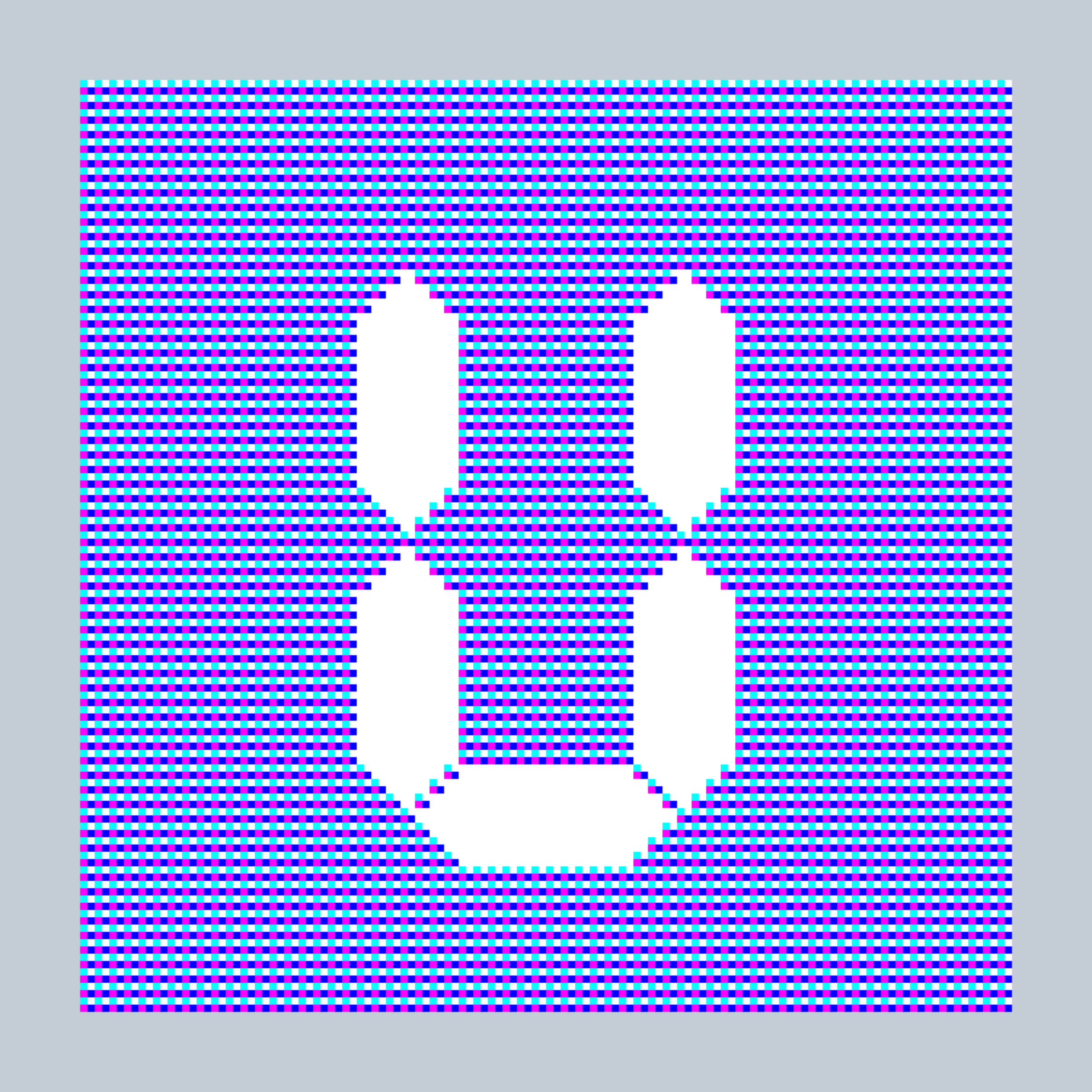 Art Blocks - Art Blocks v2 - 27-Bit Digital #755 - NFT # 21000755